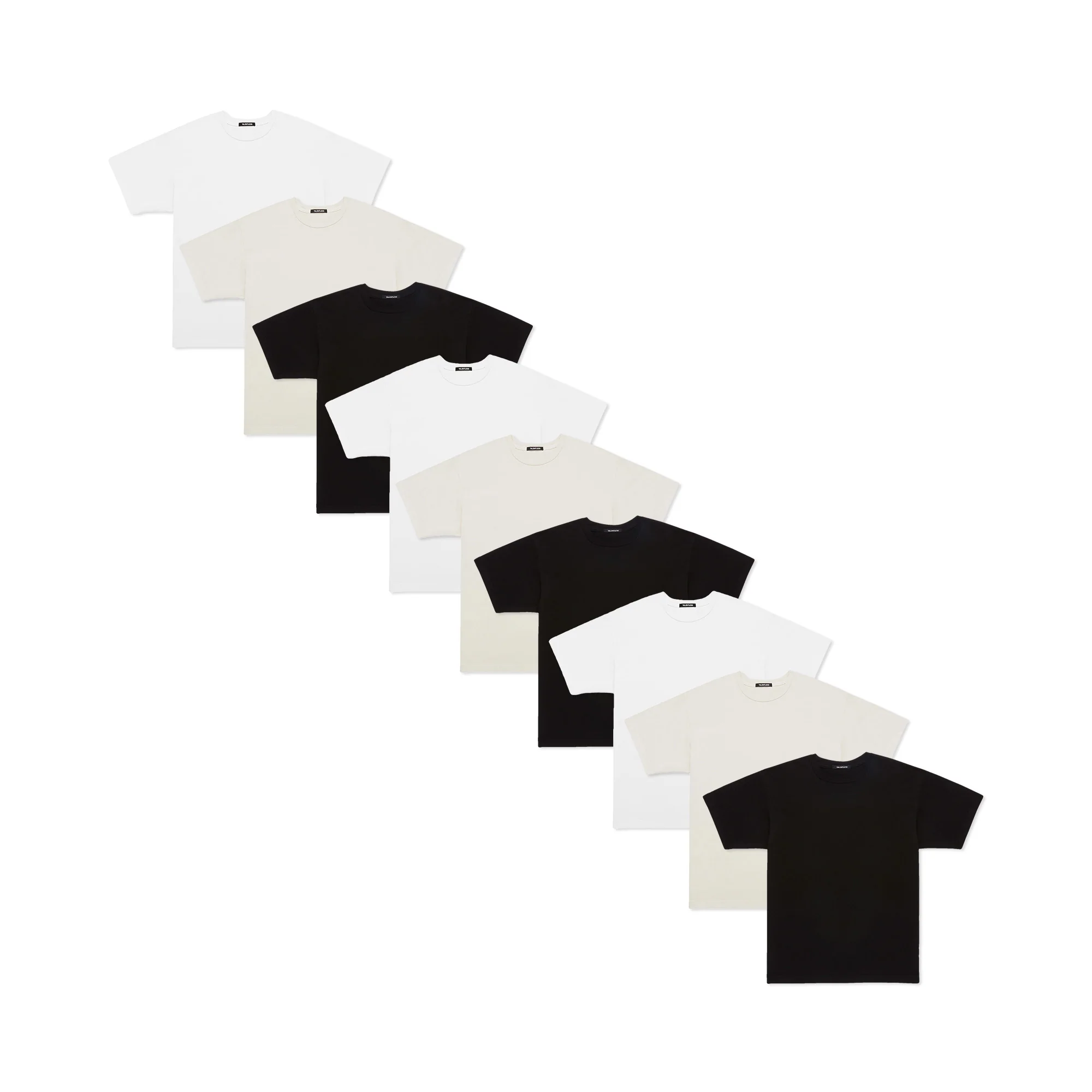 MENS DROP SHOULDER TEE 9 PACK