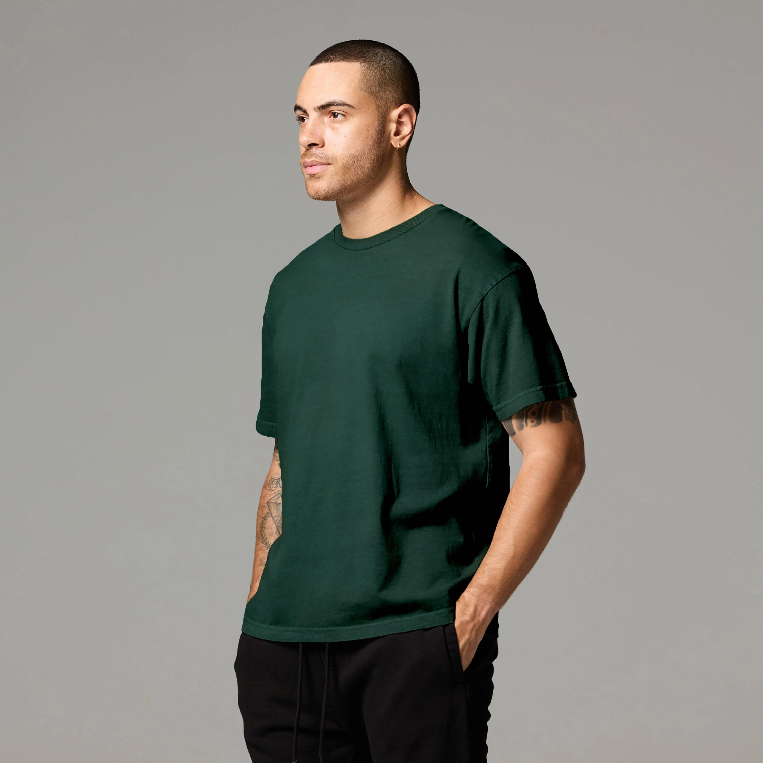 MENS DROP SHOULDER TEE 9 PACK - Image 32