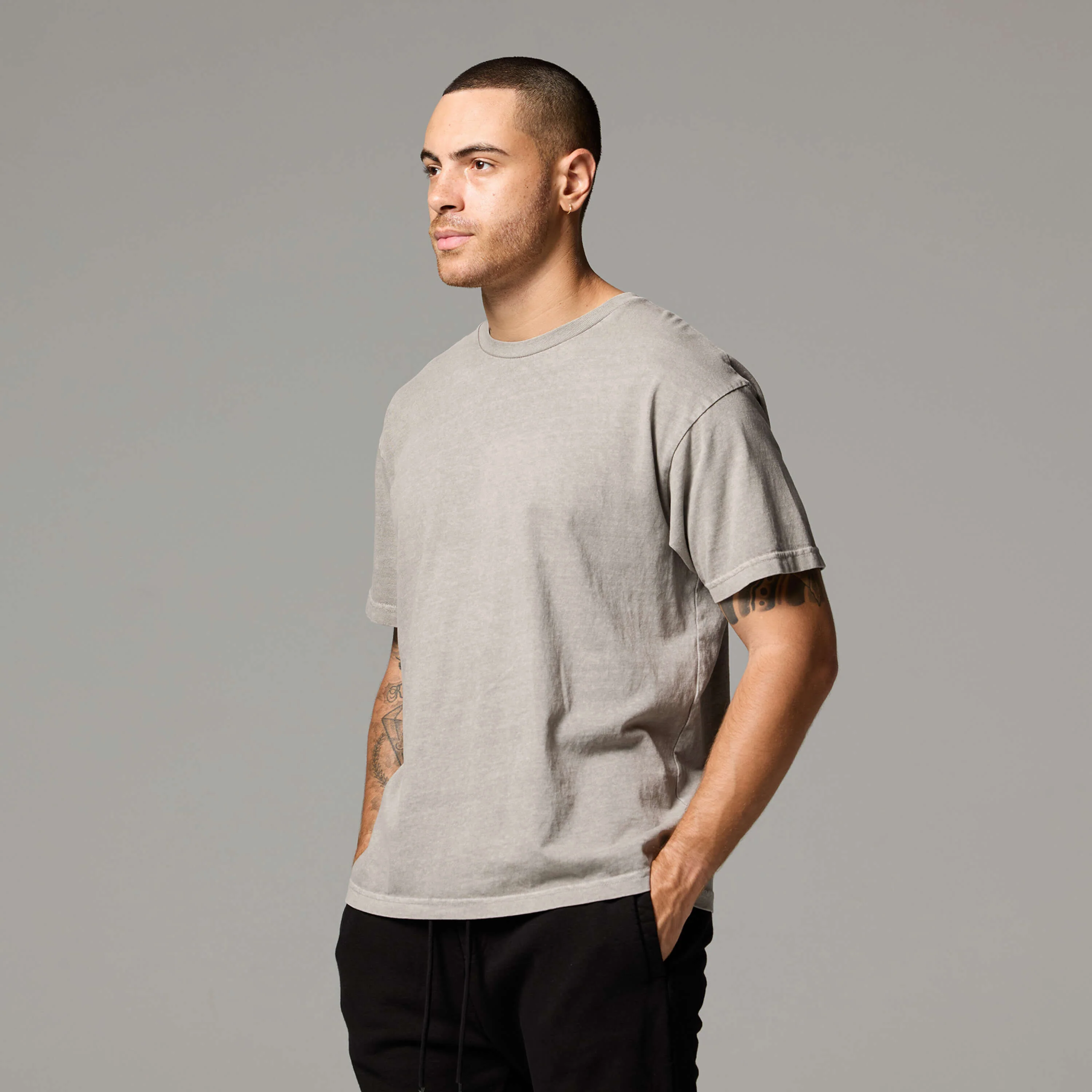 MENS DROP SHOULDER TEE 9 PACK - Image 33