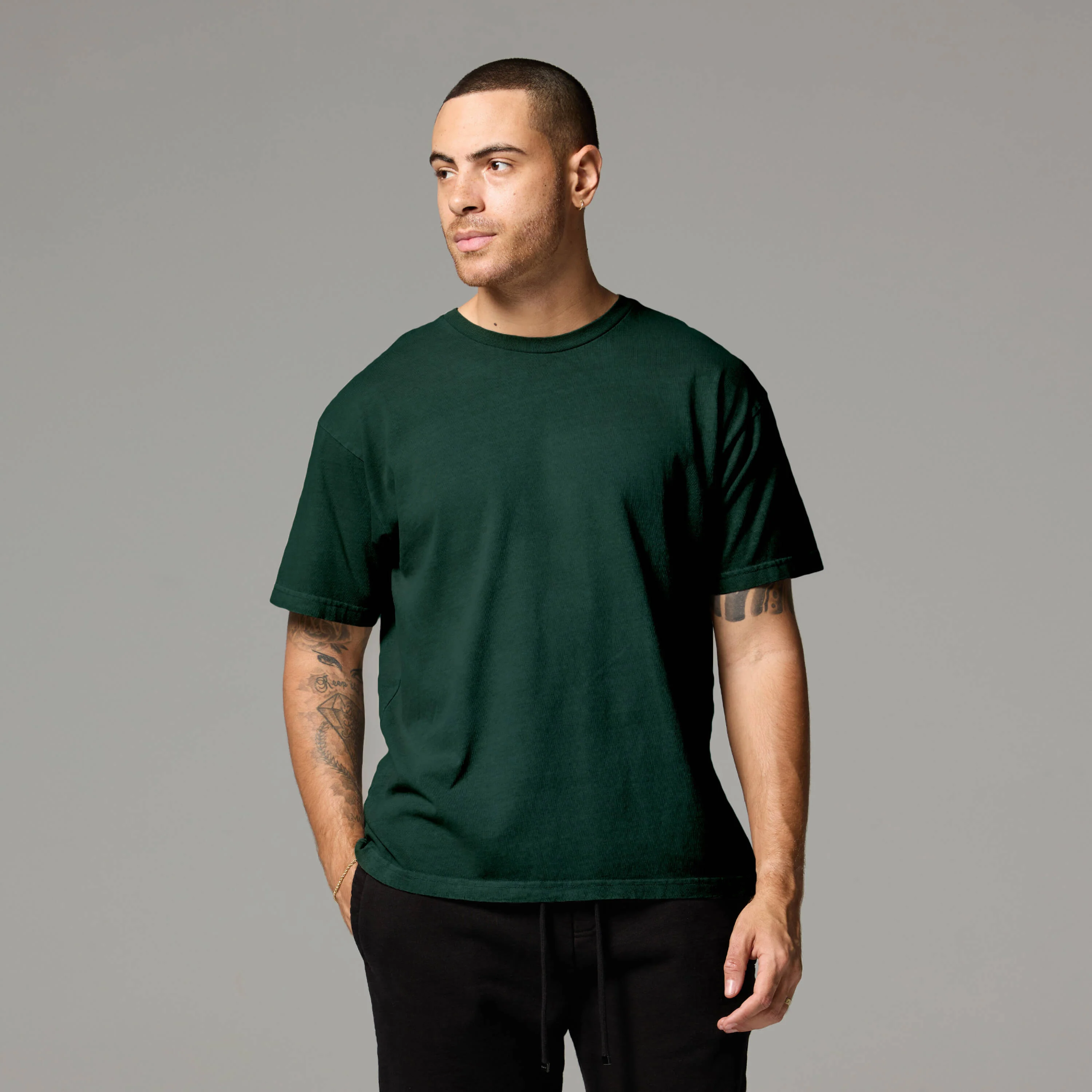 MENS DROP SHOULDER TEE 9 PACK - Image 36