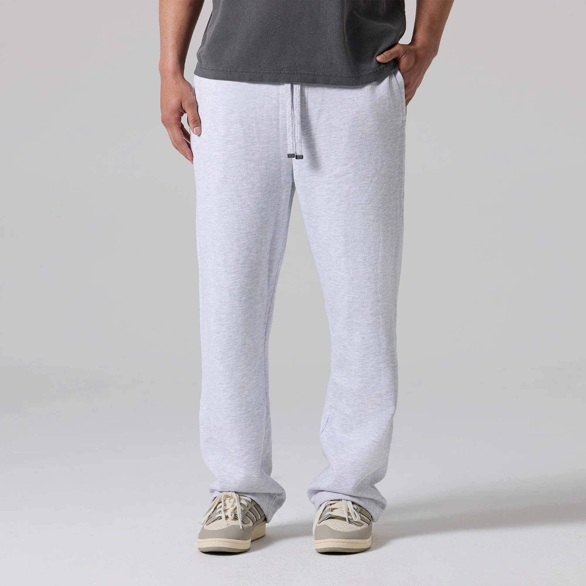 MENS HEATHER STRAIGHT LEG SWEATPANTS - Image 3