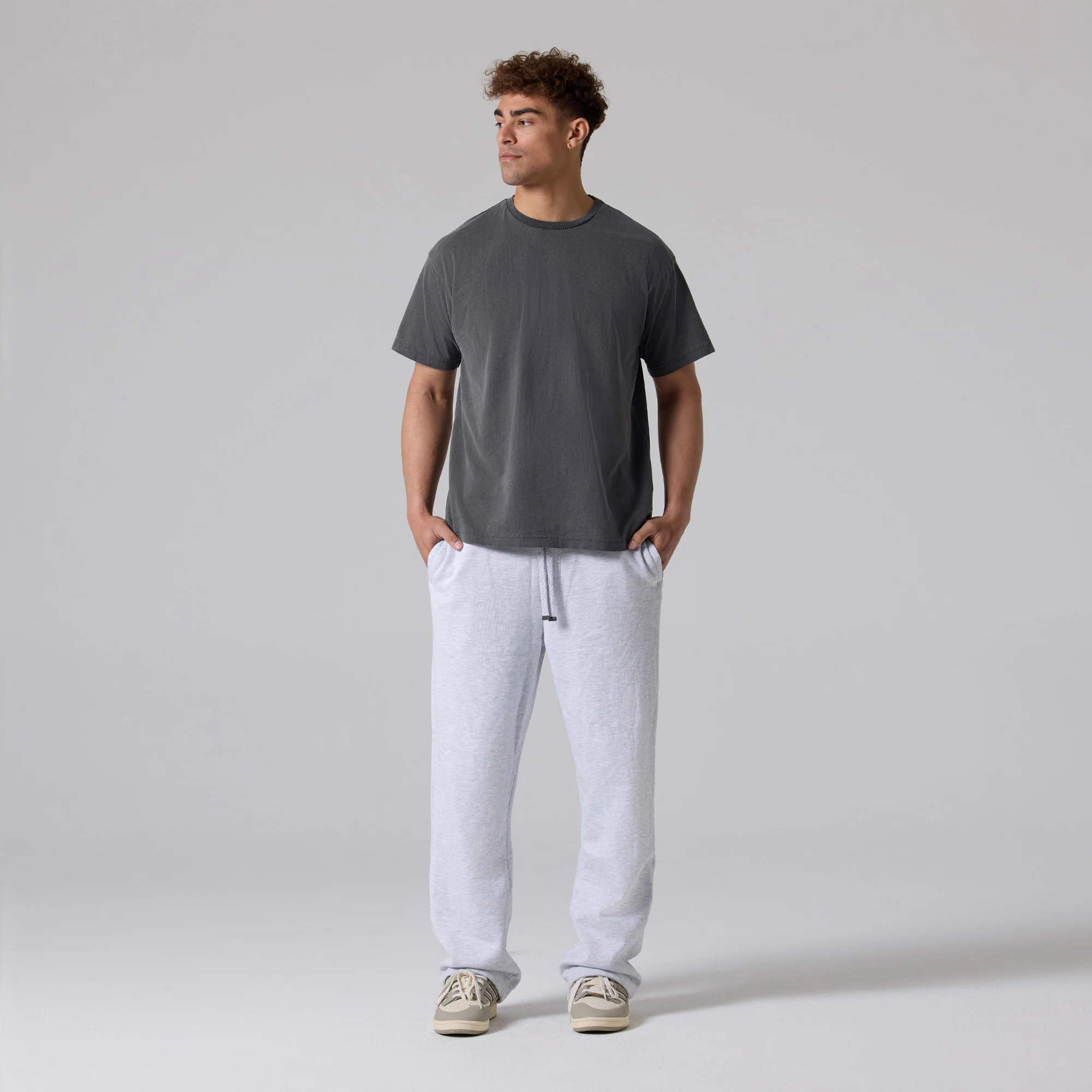 MENS HEATHER STRAIGHT LEG SWEATPANTS - Image 4