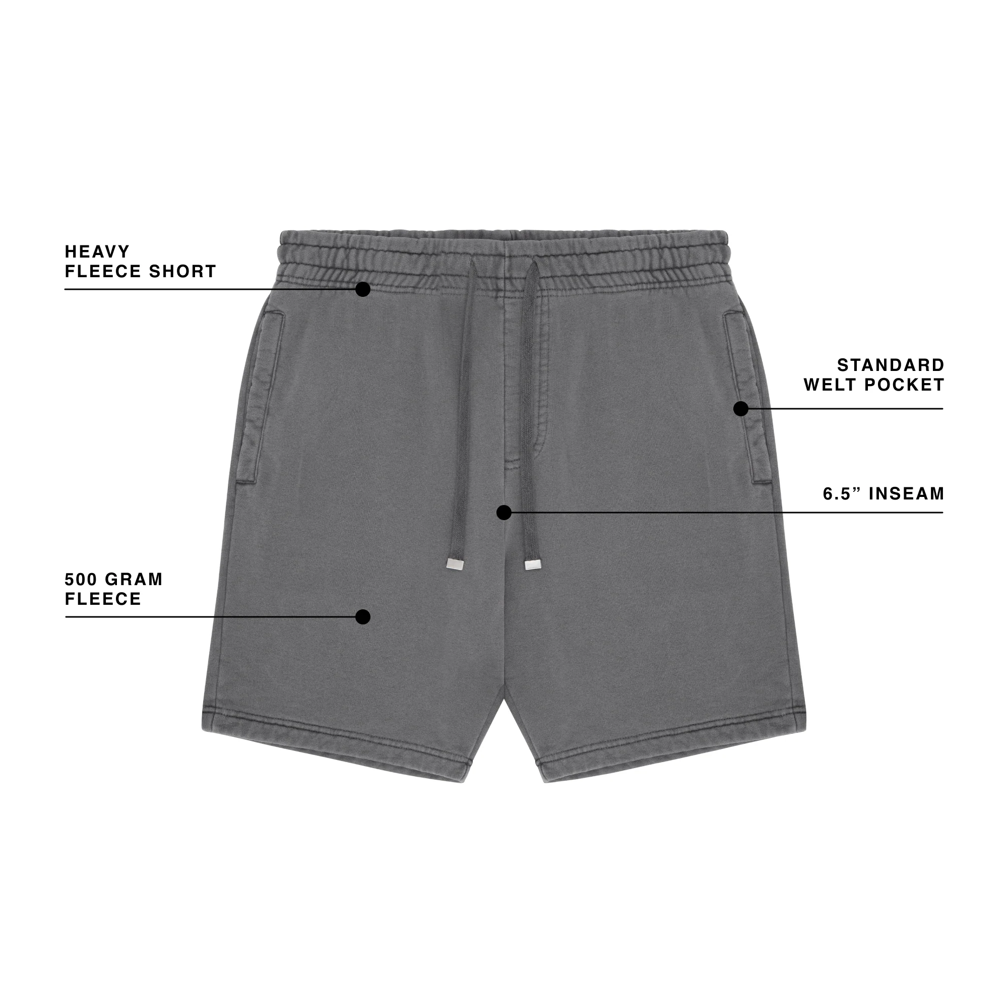 MENS HEAVYWEIGHT FLEECE SHORT - Image 13
