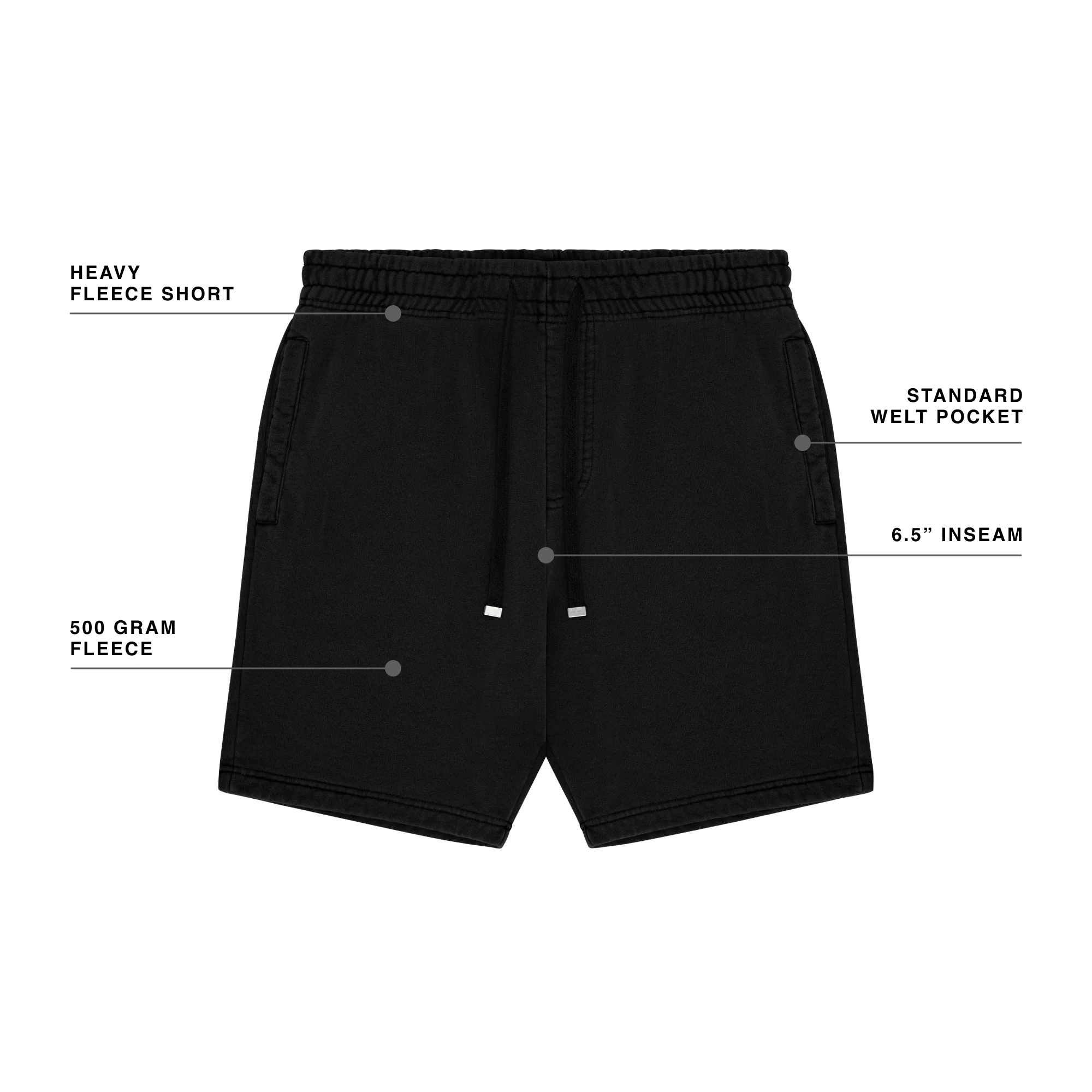 MENS HEAVYWEIGHT FLEECE SHORT - Image 19