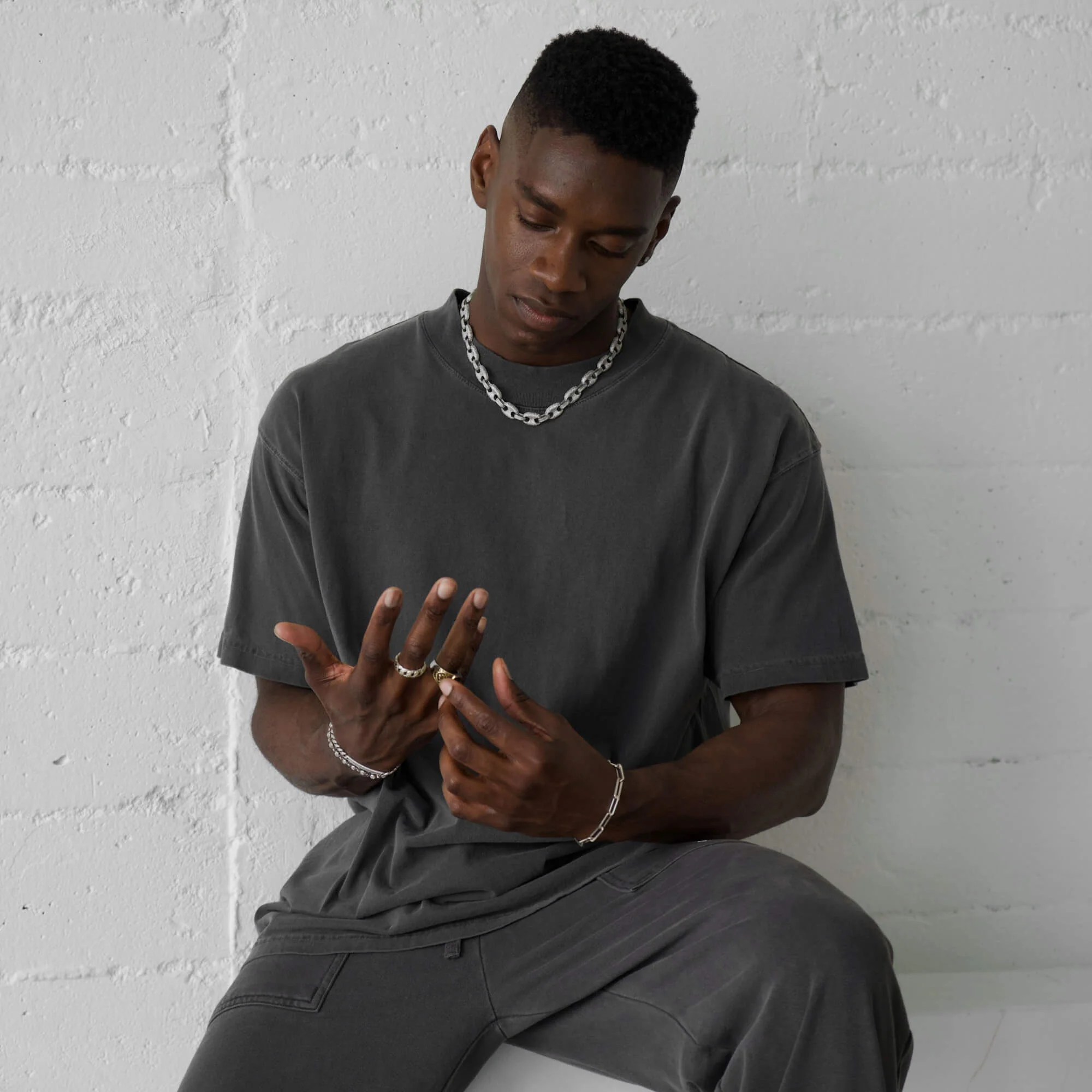 MENS MOCK NECK TEE - Image 17
