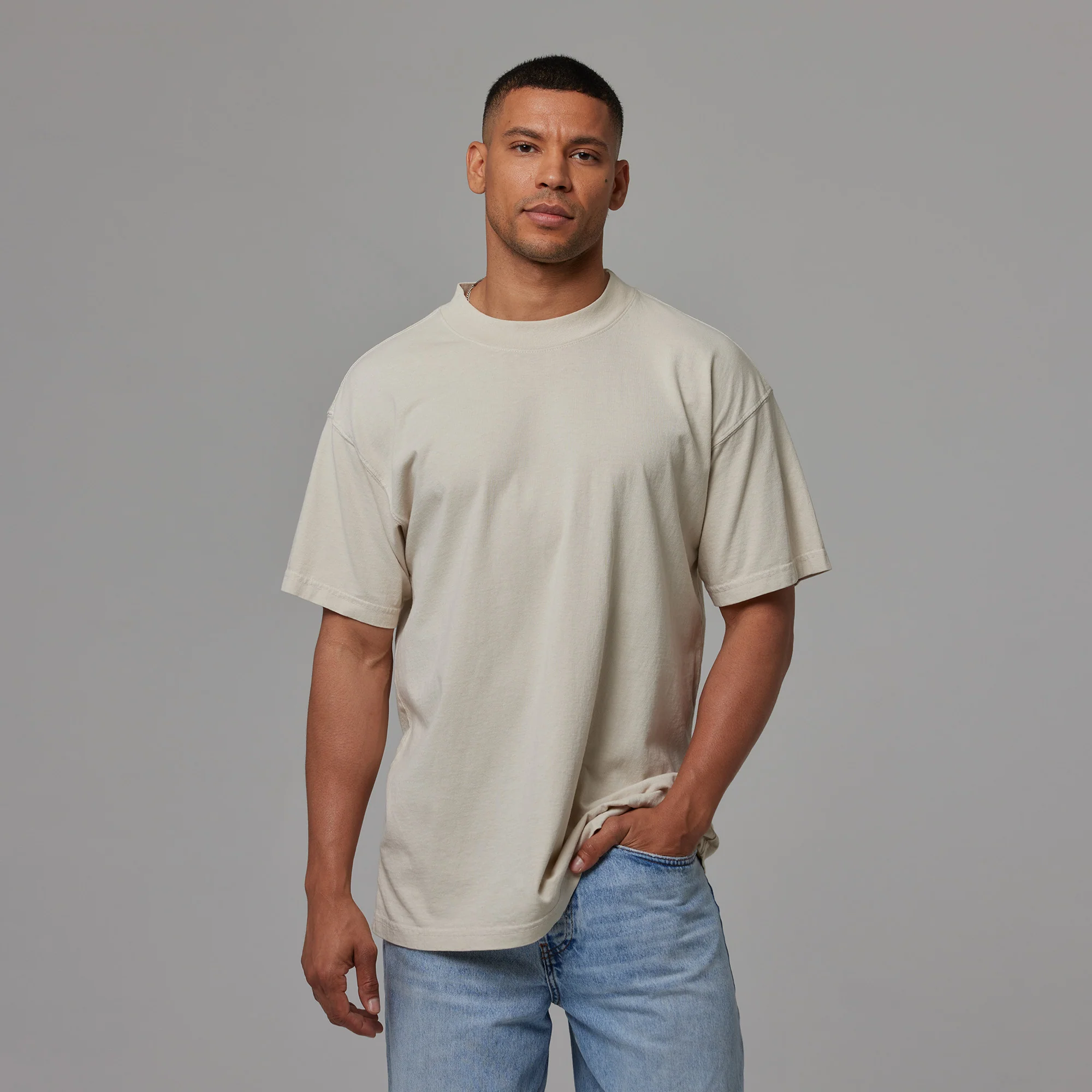 MENS MOCK NECK TEE 6 PACK - Image 32