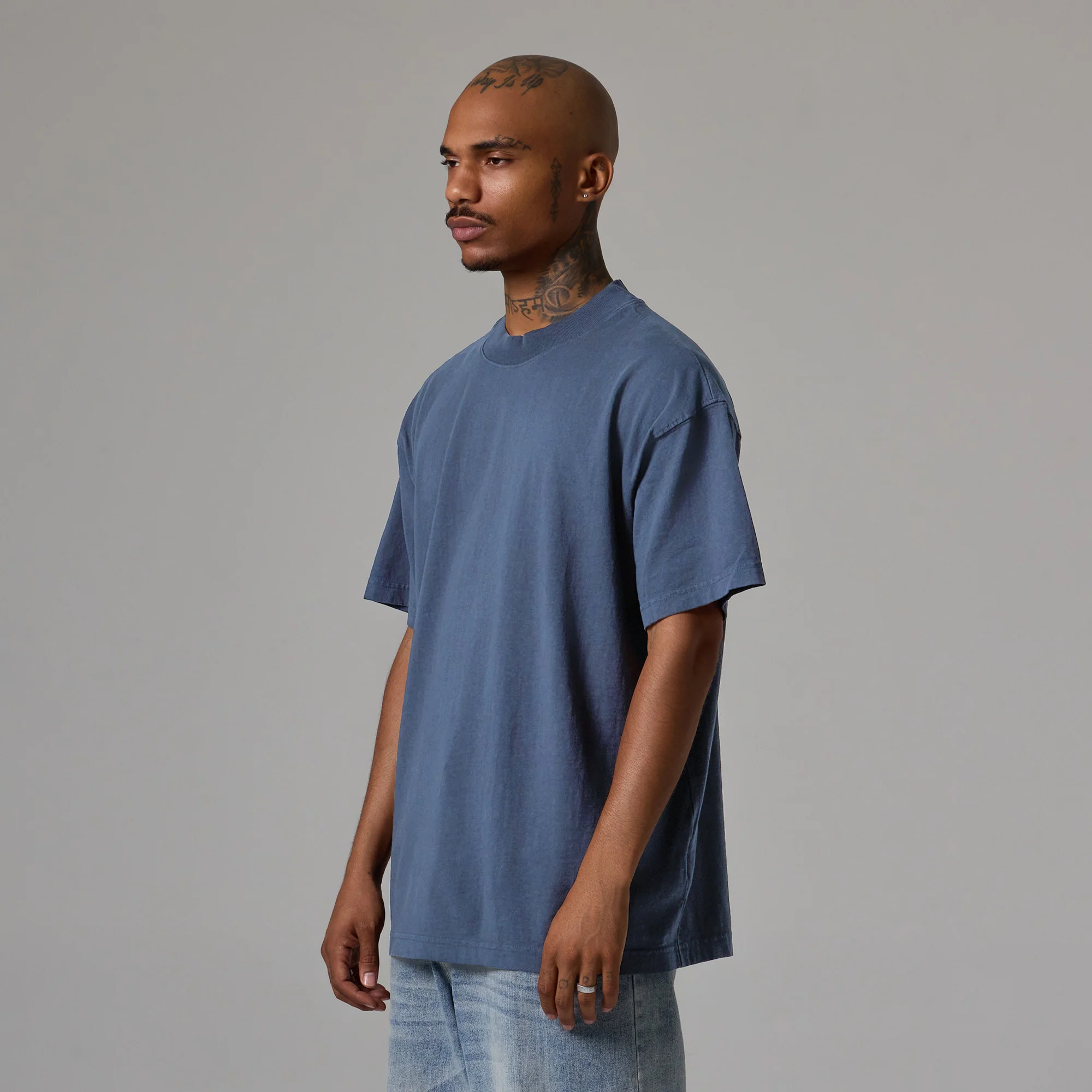 MENS MOCK NECK TEE 6 PACK - Image 44