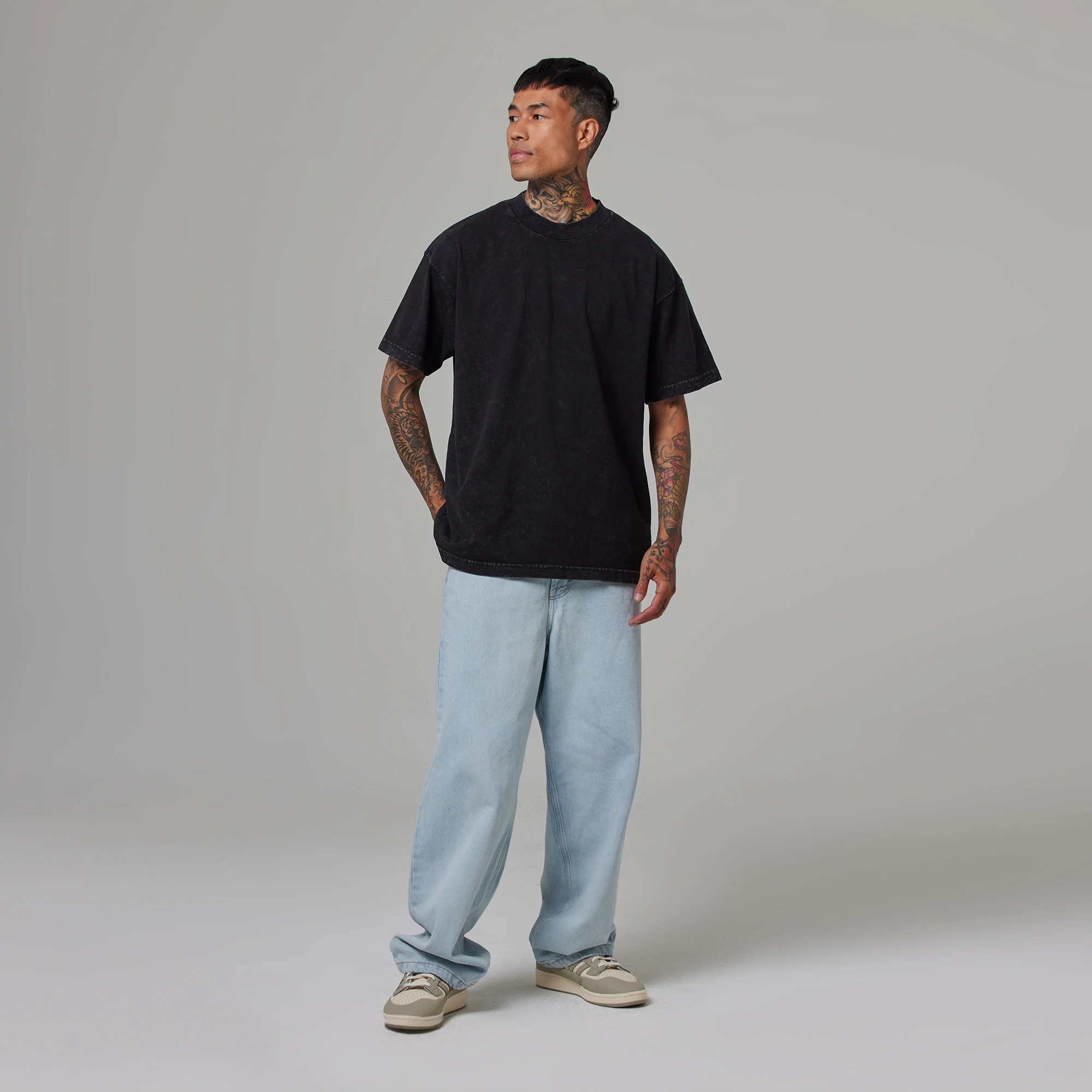 MENS MOCK NECK TEE - Image 10