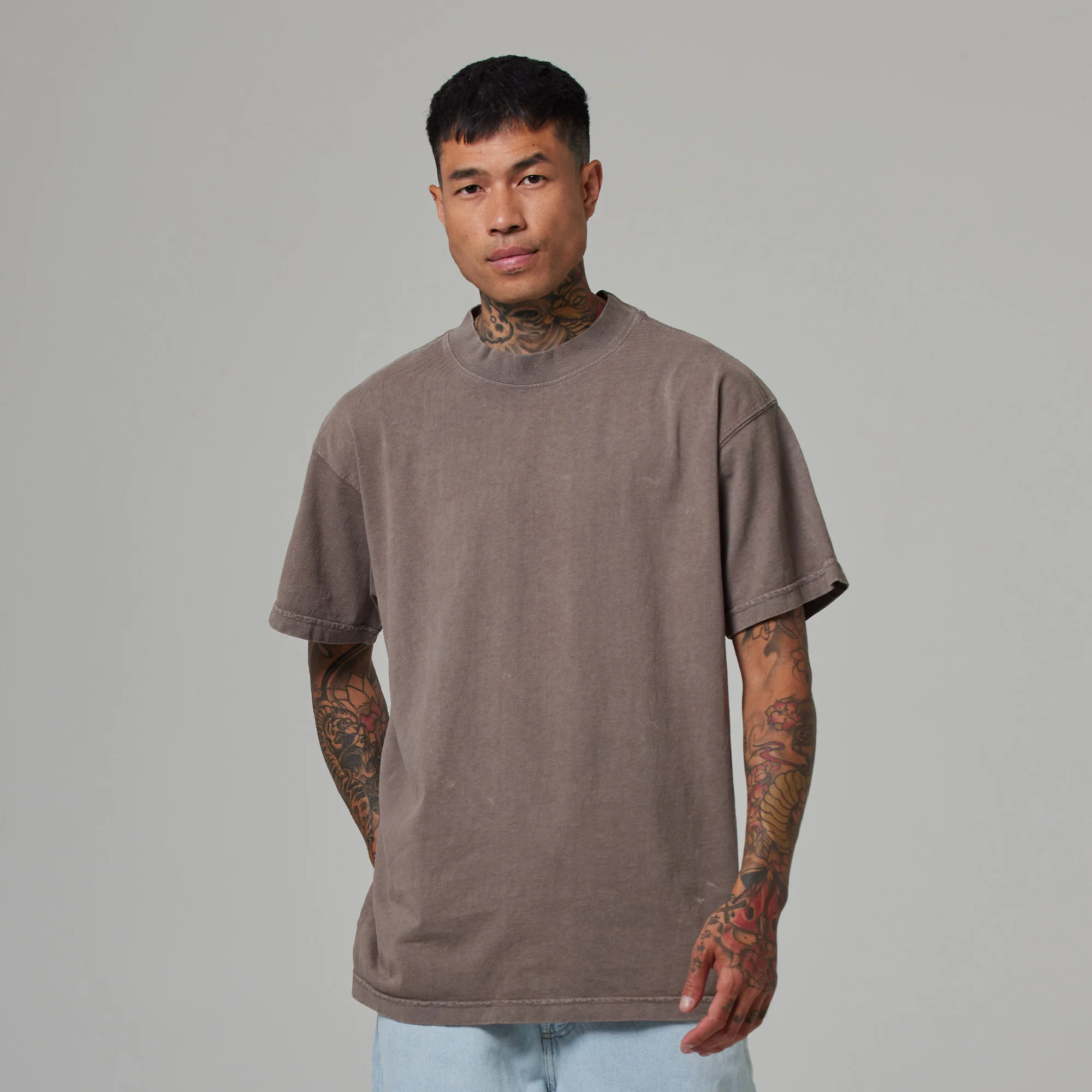 MENS MOCK NECK TEE - Image 12