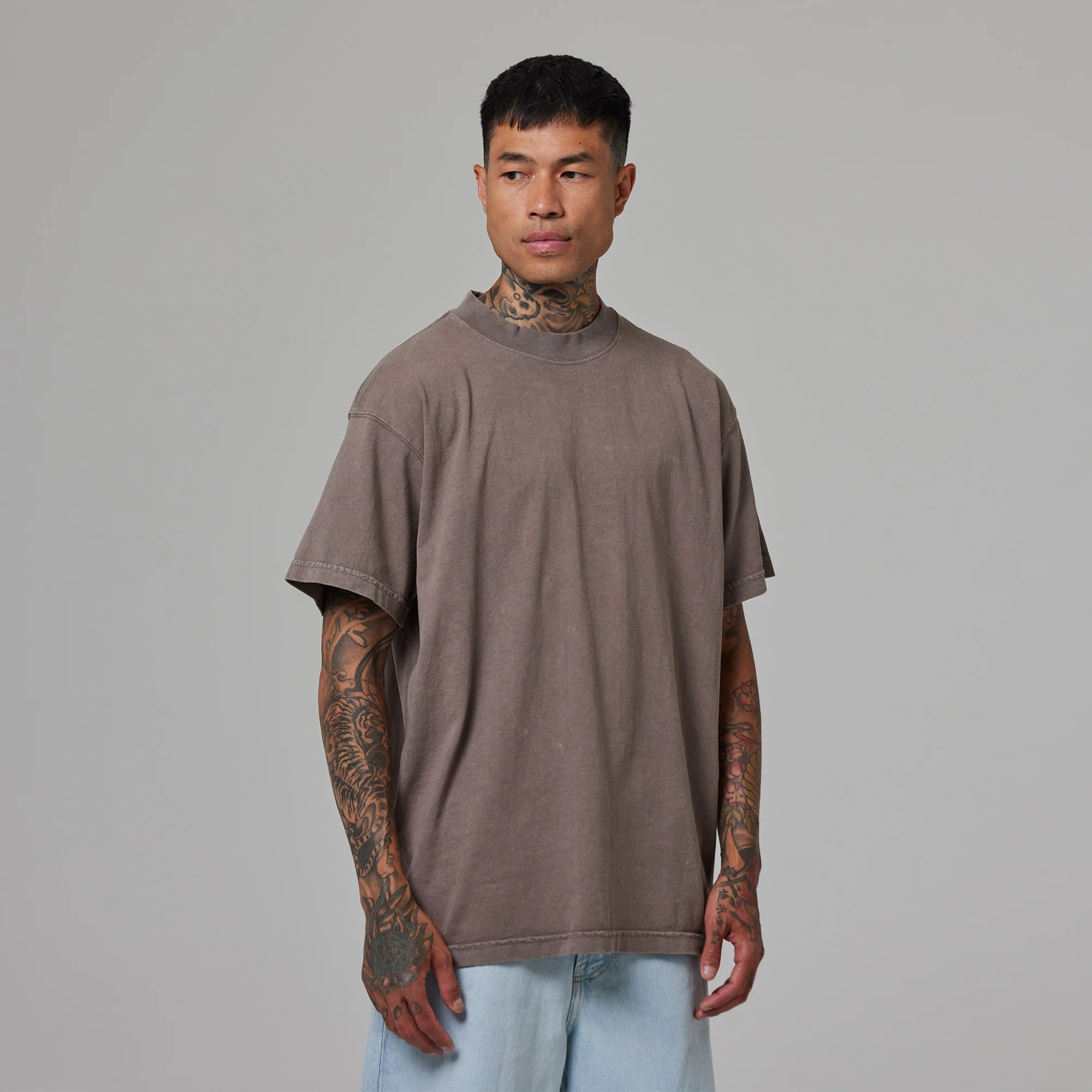 MENS MOCK NECK TEE - Image 13