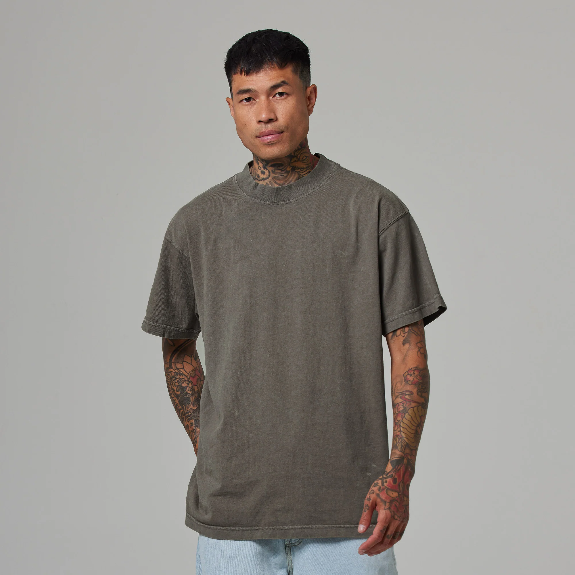 MENS MOCK NECK TEE - Image 2
