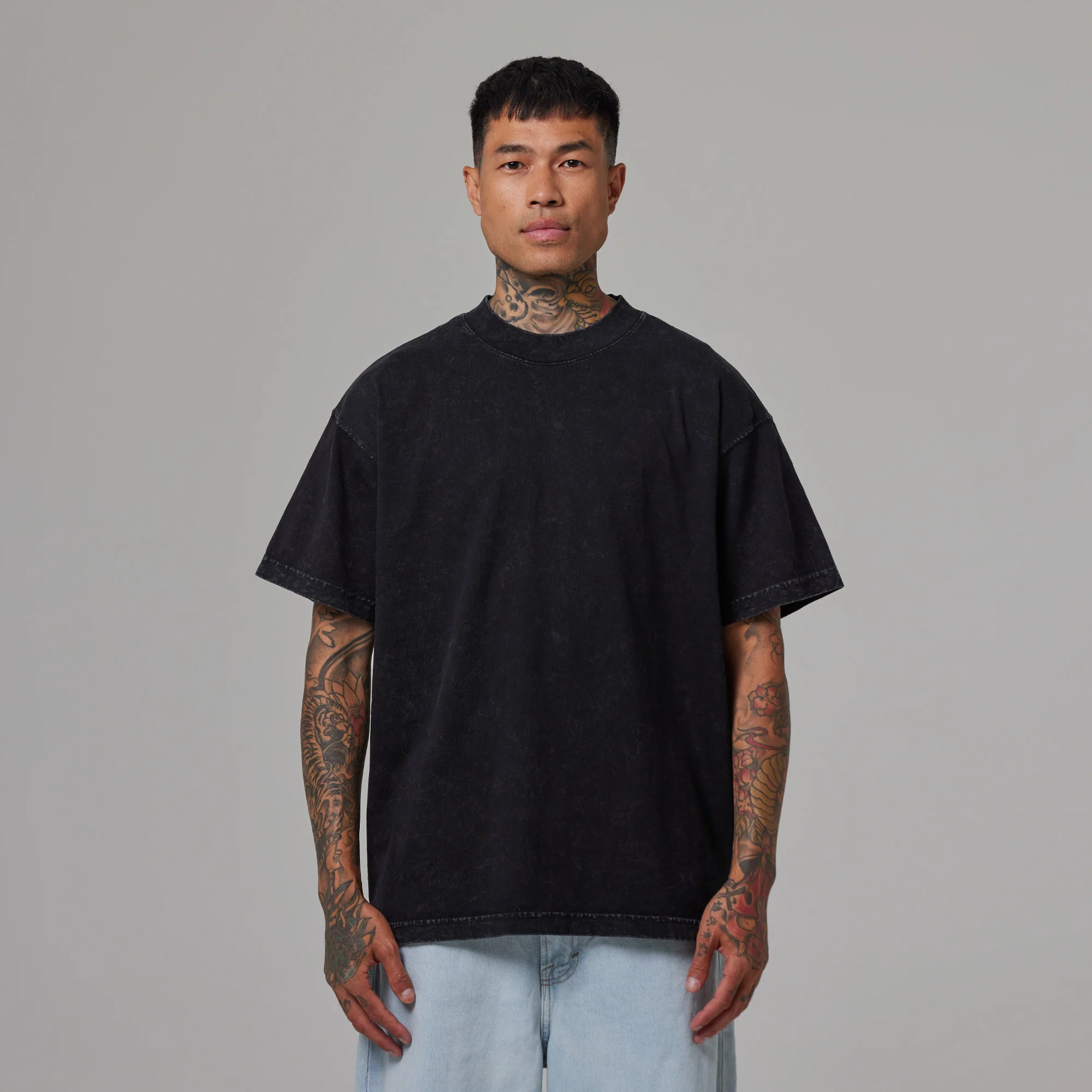 MENS MOCK NECK TEE - Image 7