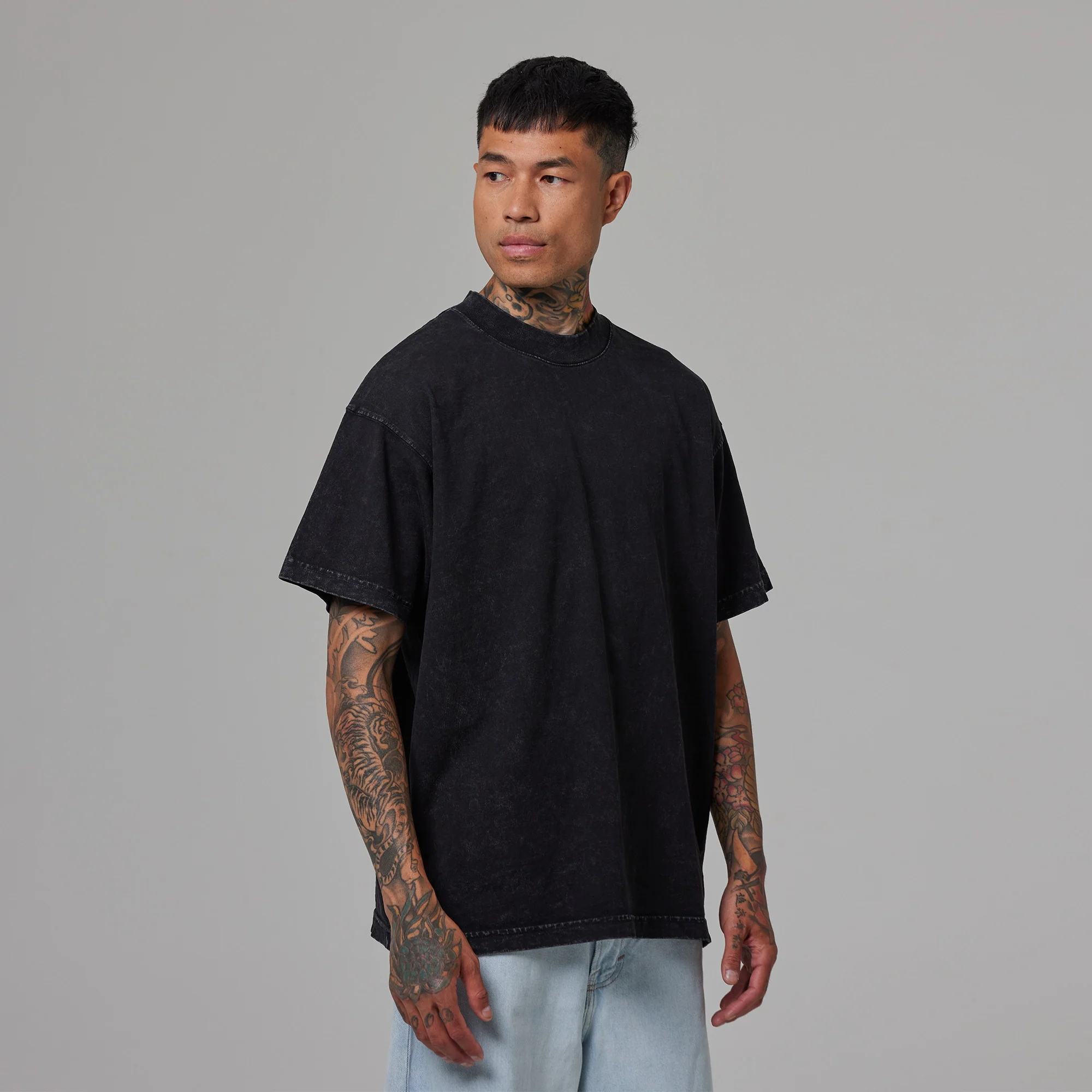 MENS MOCK NECK TEE - Image 8