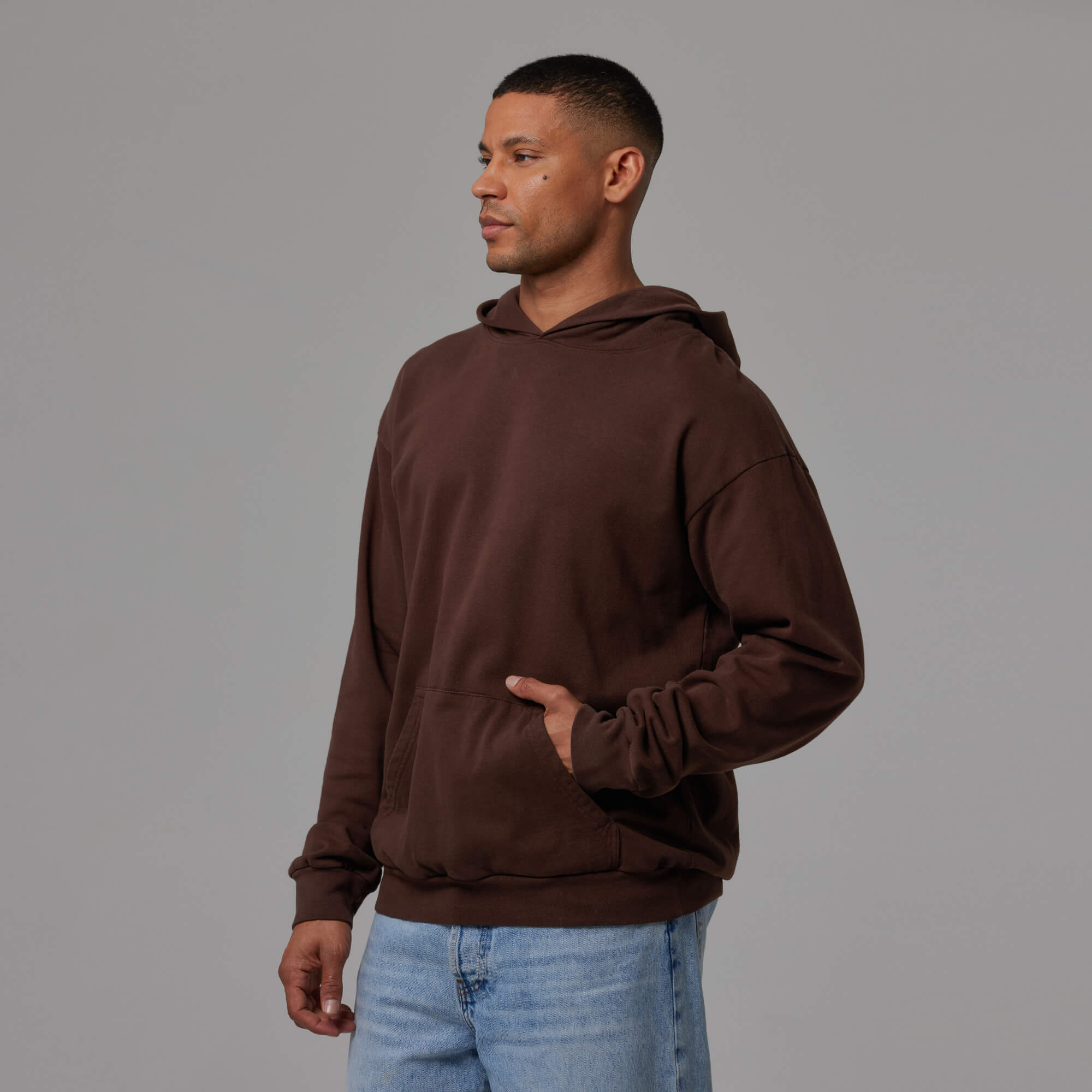 MENS SIMPLE LIGHTWEIGHT HOODIE - Image 3