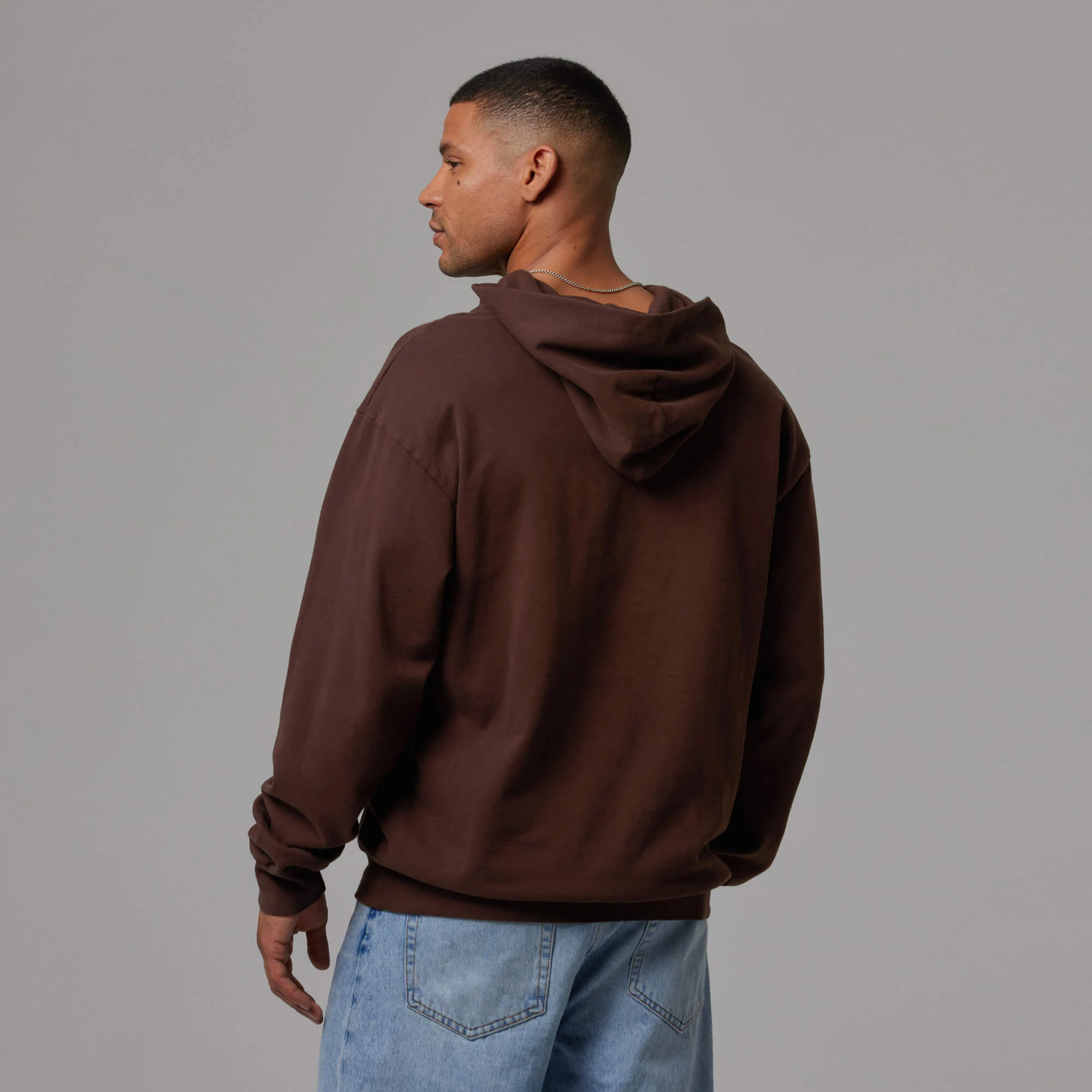 MENS SIMPLE LIGHTWEIGHT HOODIE - Image 4