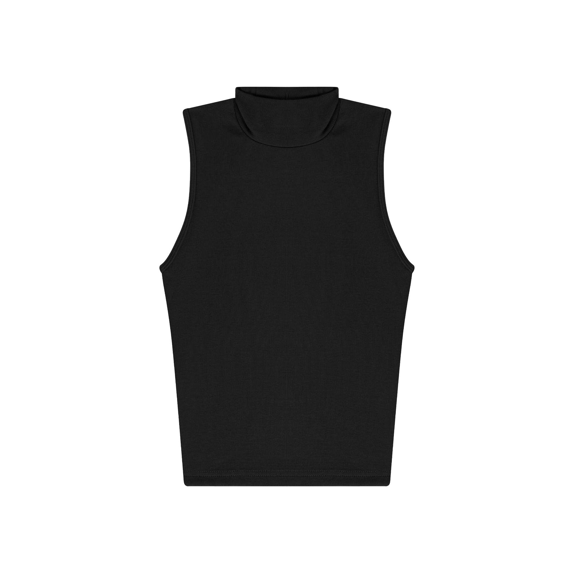 WOMENS MOCK NECK RIB TANK - Image 8