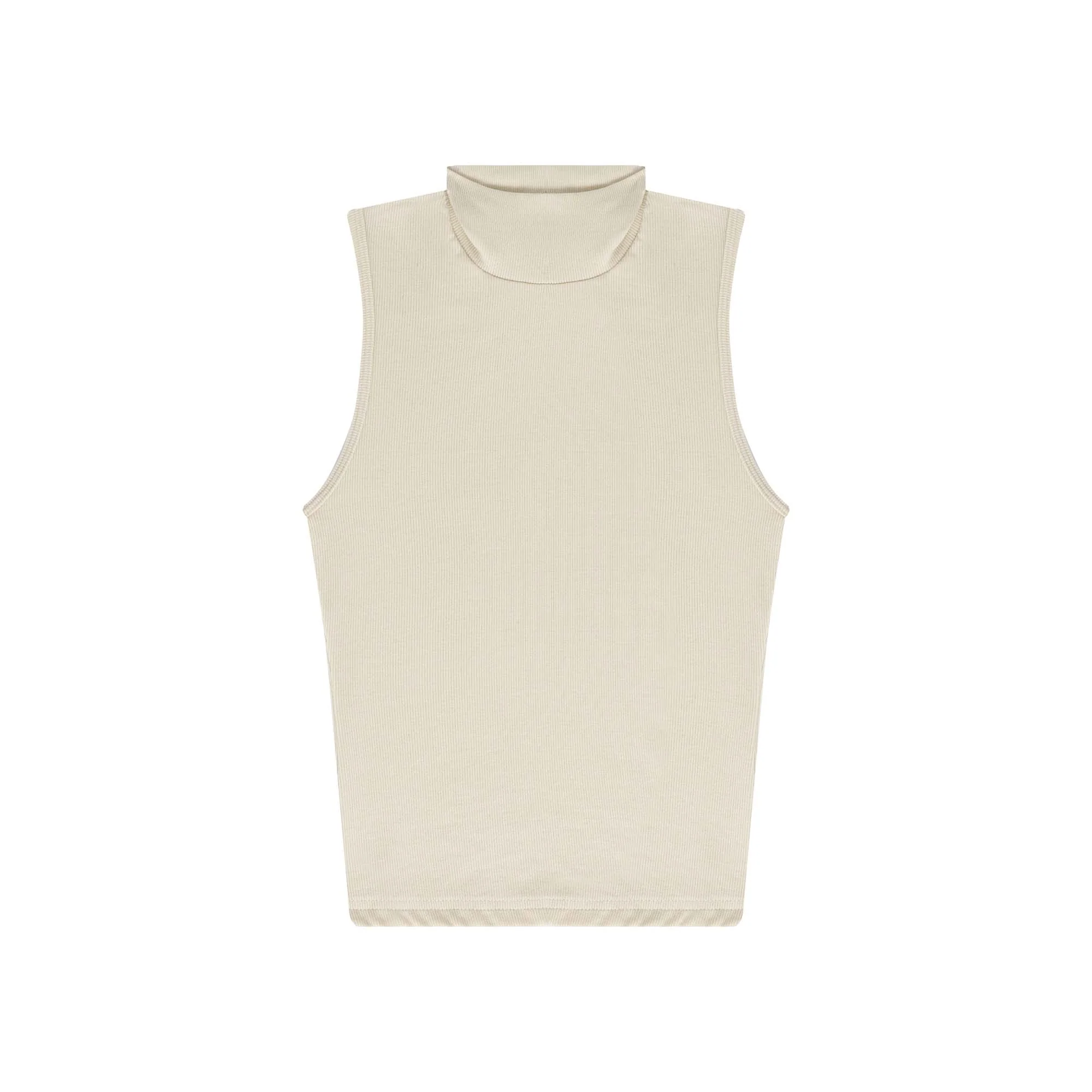 WOMENS MOCK NECK RIB TANK - Image 15