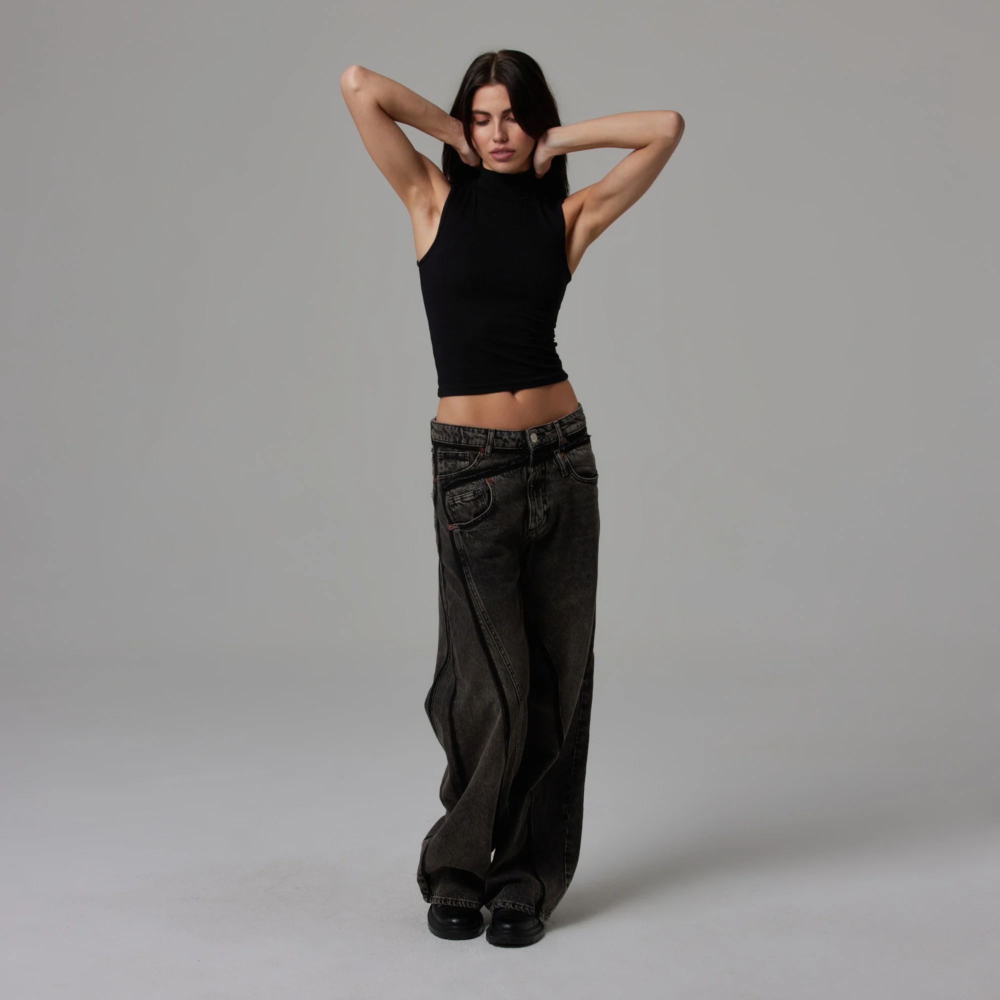 WOMENS MOCK NECK RIB TANK - Image 12