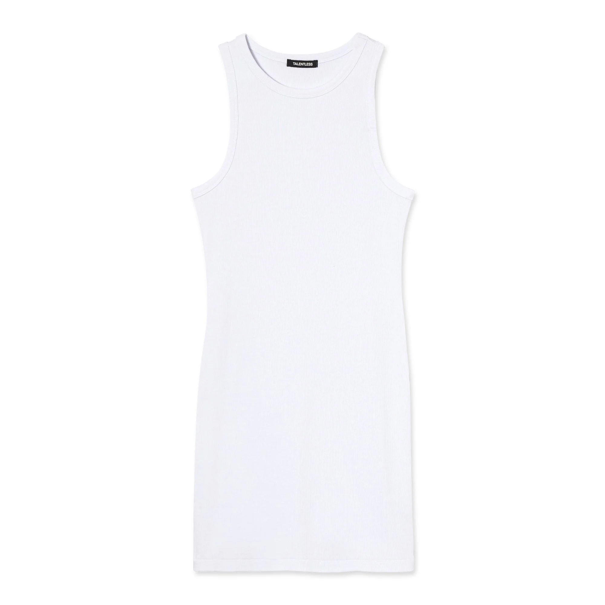 RIB HIGH-NECK CONTOUR DRESS - Image 6