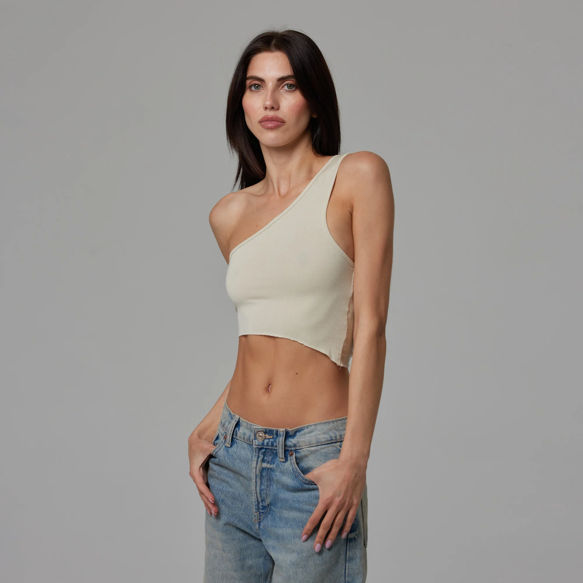 ASYMMETRICAL CROP TANK - Image 10