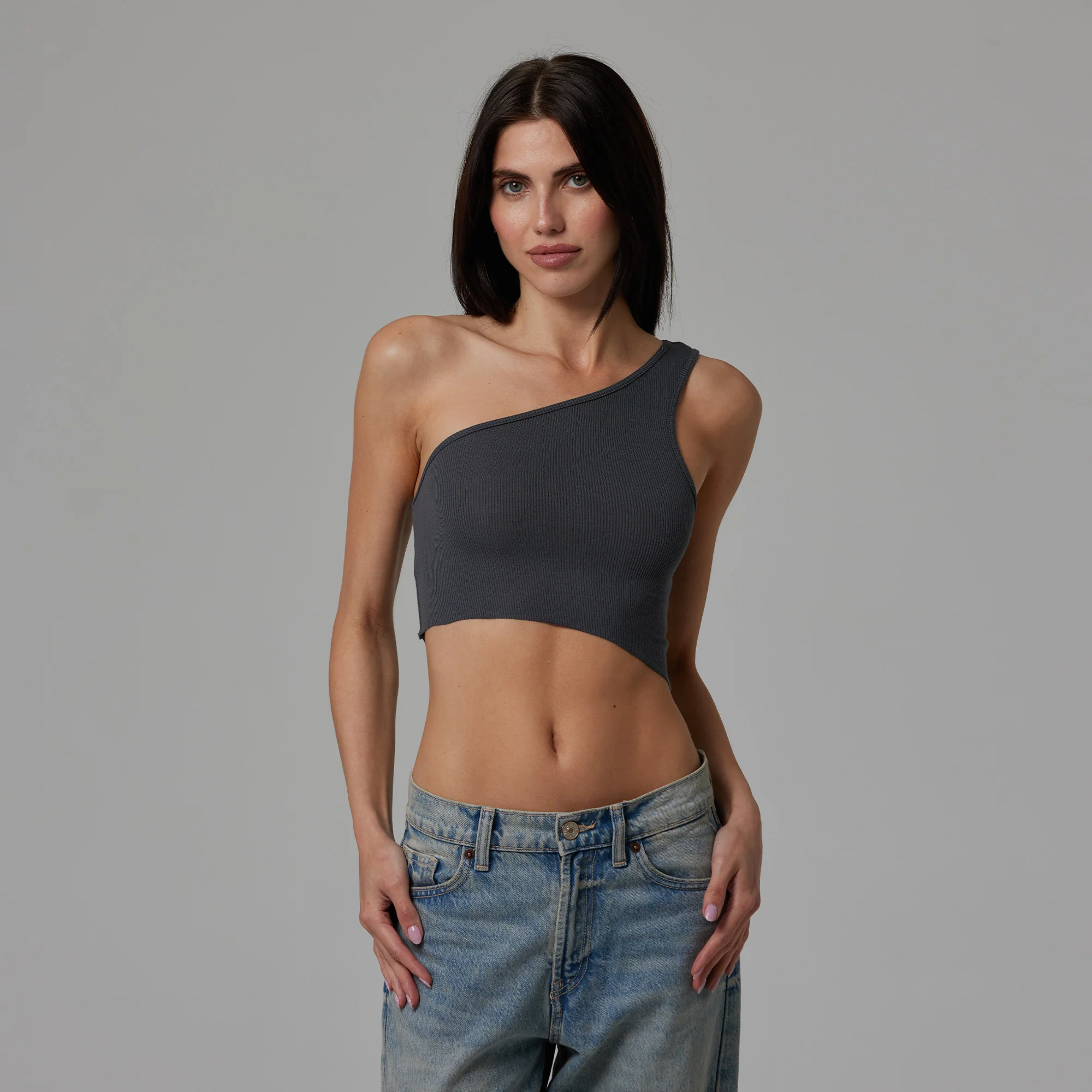 ASYMMETRICAL CROP TANK - Image 20