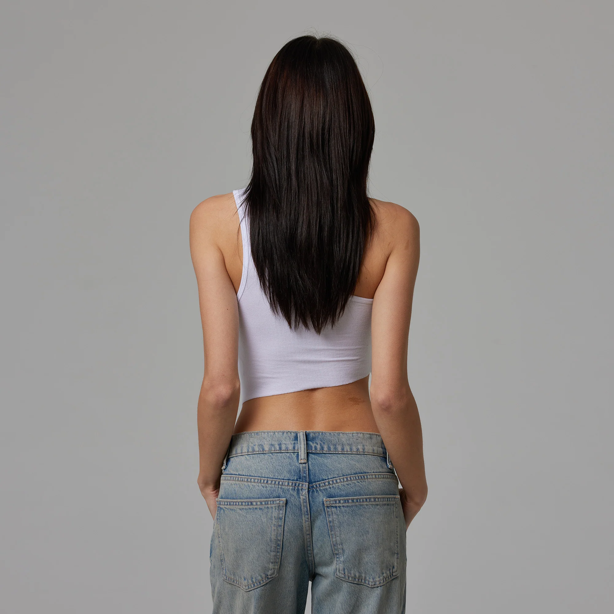 ASYMMETRICAL CROP TANK - Image 4