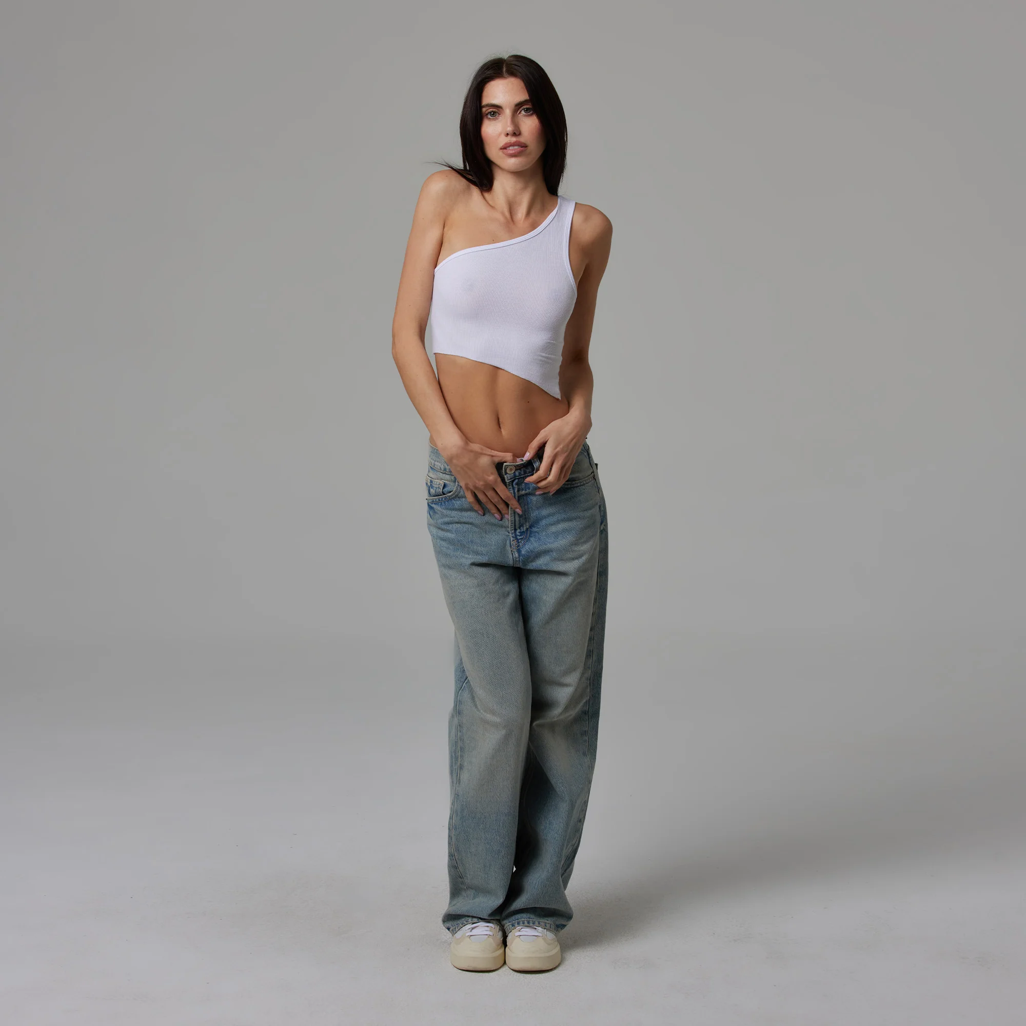 ASYMMETRICAL CROP TANK - Image 5