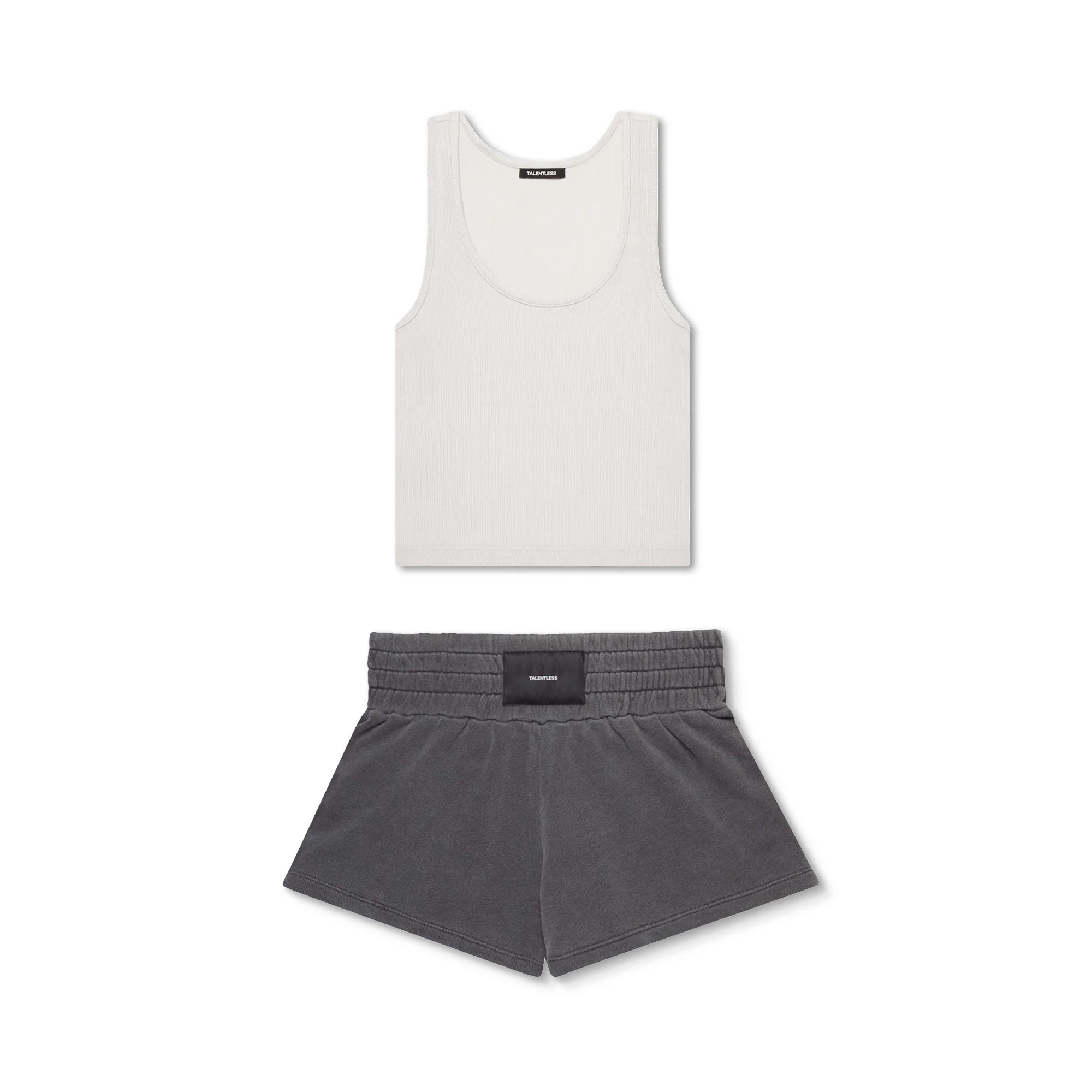 WOMENS CROP MODAL TANK + BOXING SHORTS BUNDLE