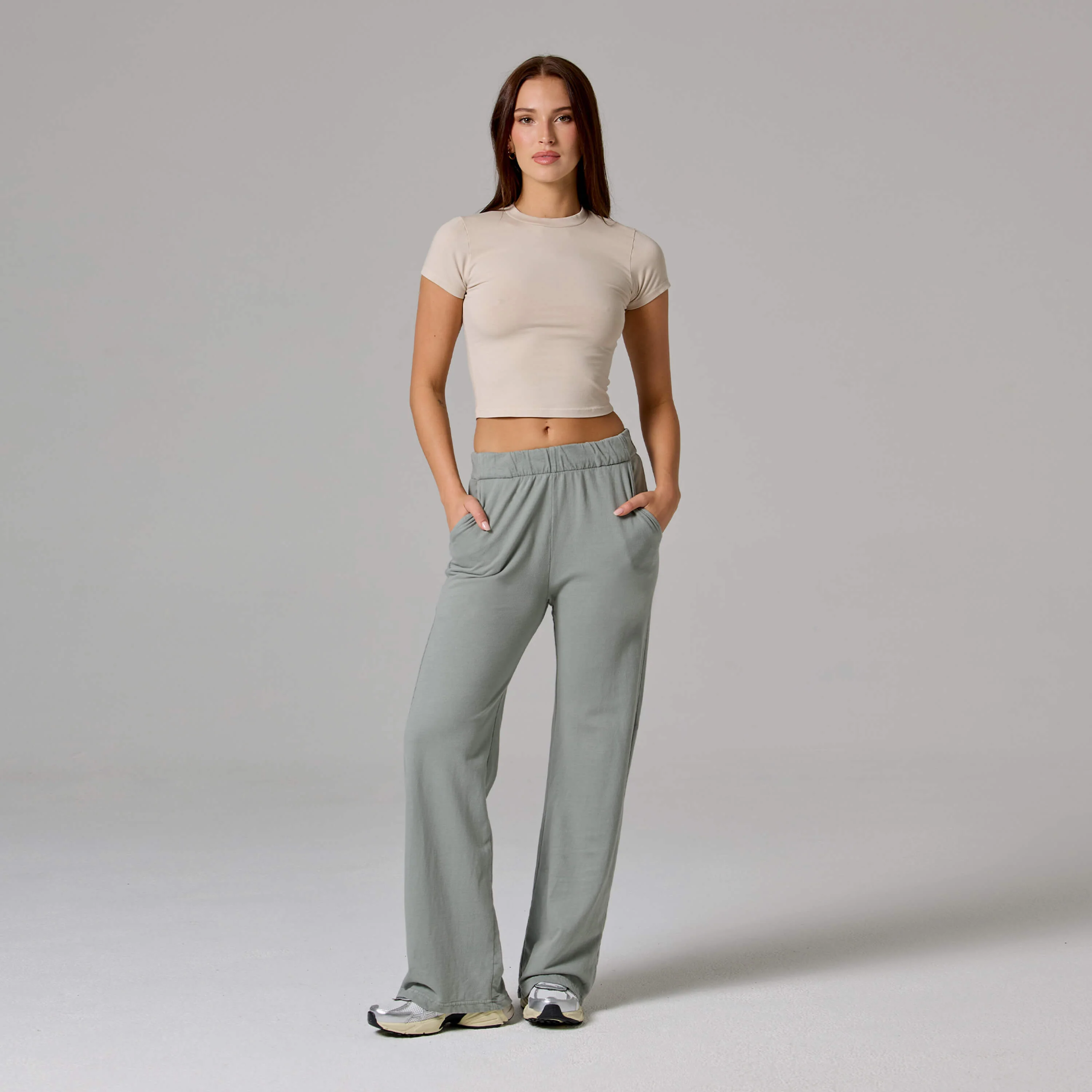 WOMENS FRENCH TERRY LOUNGE PANT - Image 4