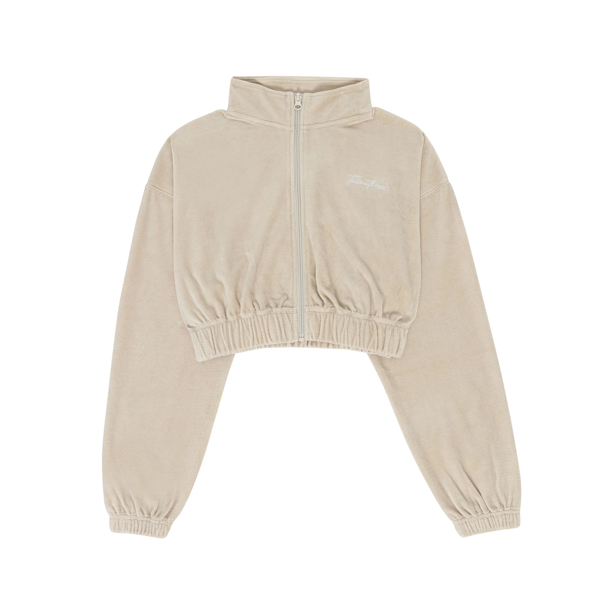 WOMENS FULL ZIP TERRY CLOTH MOCK NECK - Image 7