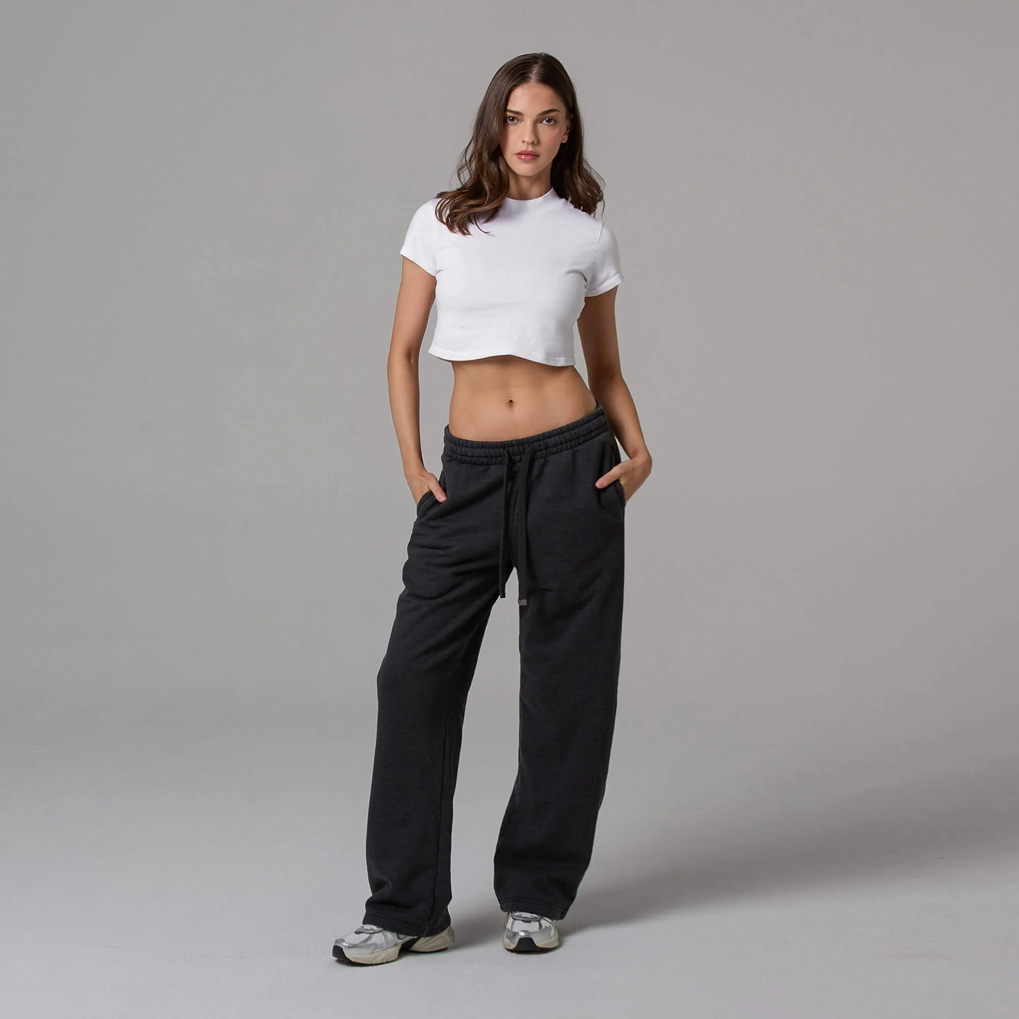 WOMENS HEATHER STRAIGHT LEG SWEATPANTS - Image 12