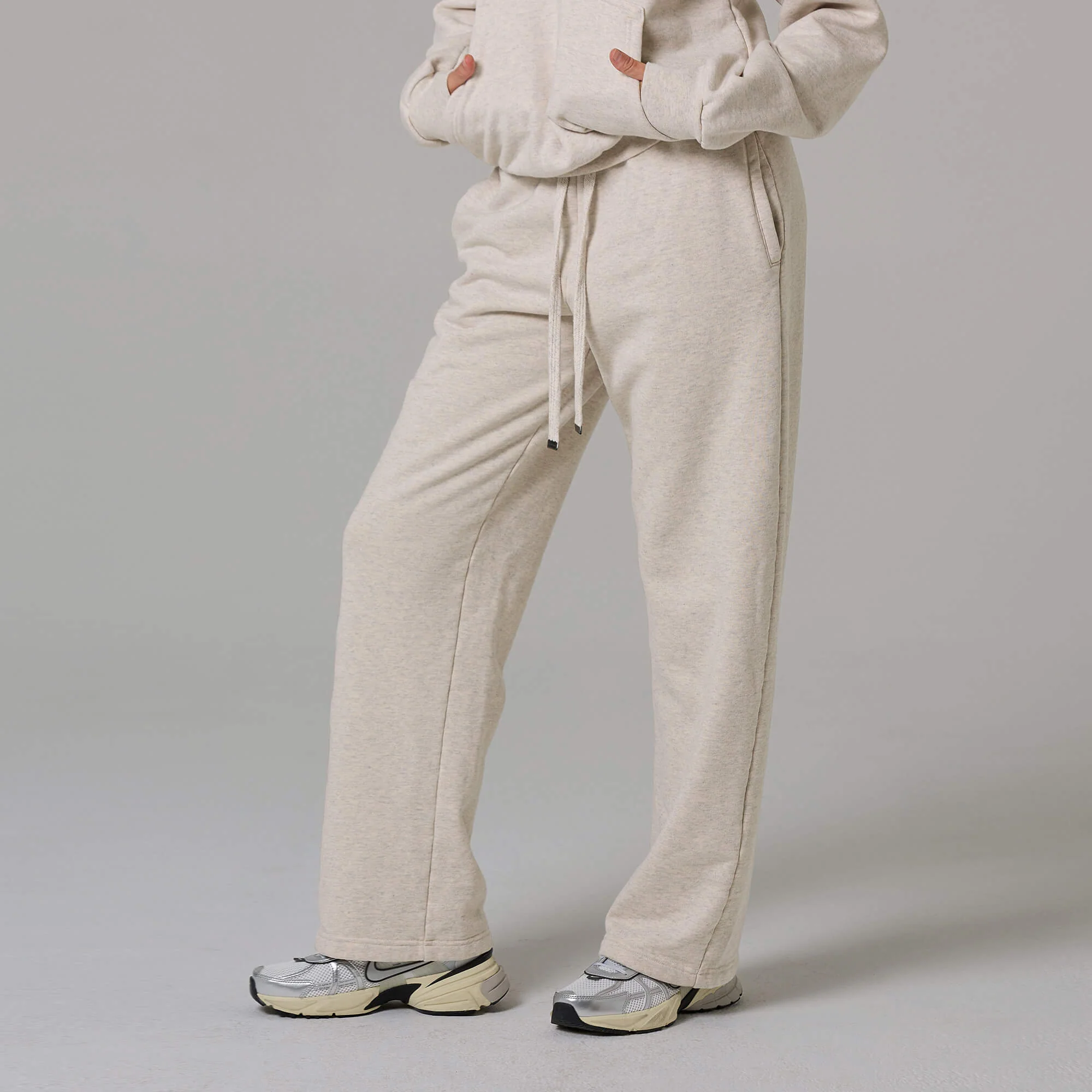 WOMENS HEATHER STRAIGHT LEG SWEATPANTS - Image 17