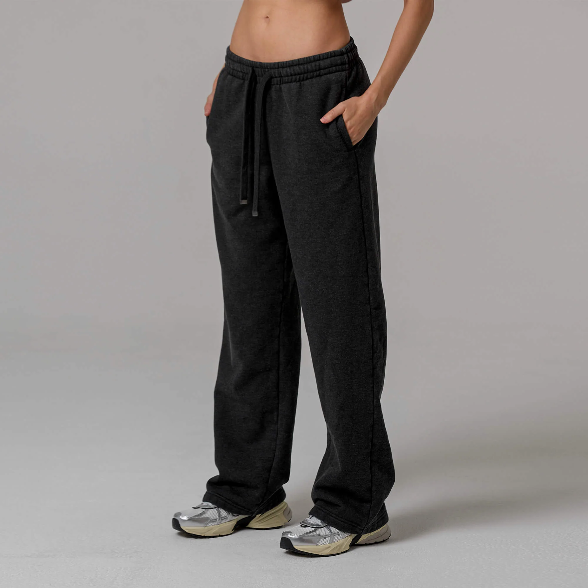 WOMENS HEATHER STRAIGHT LEG SWEATPANTS - Image 9