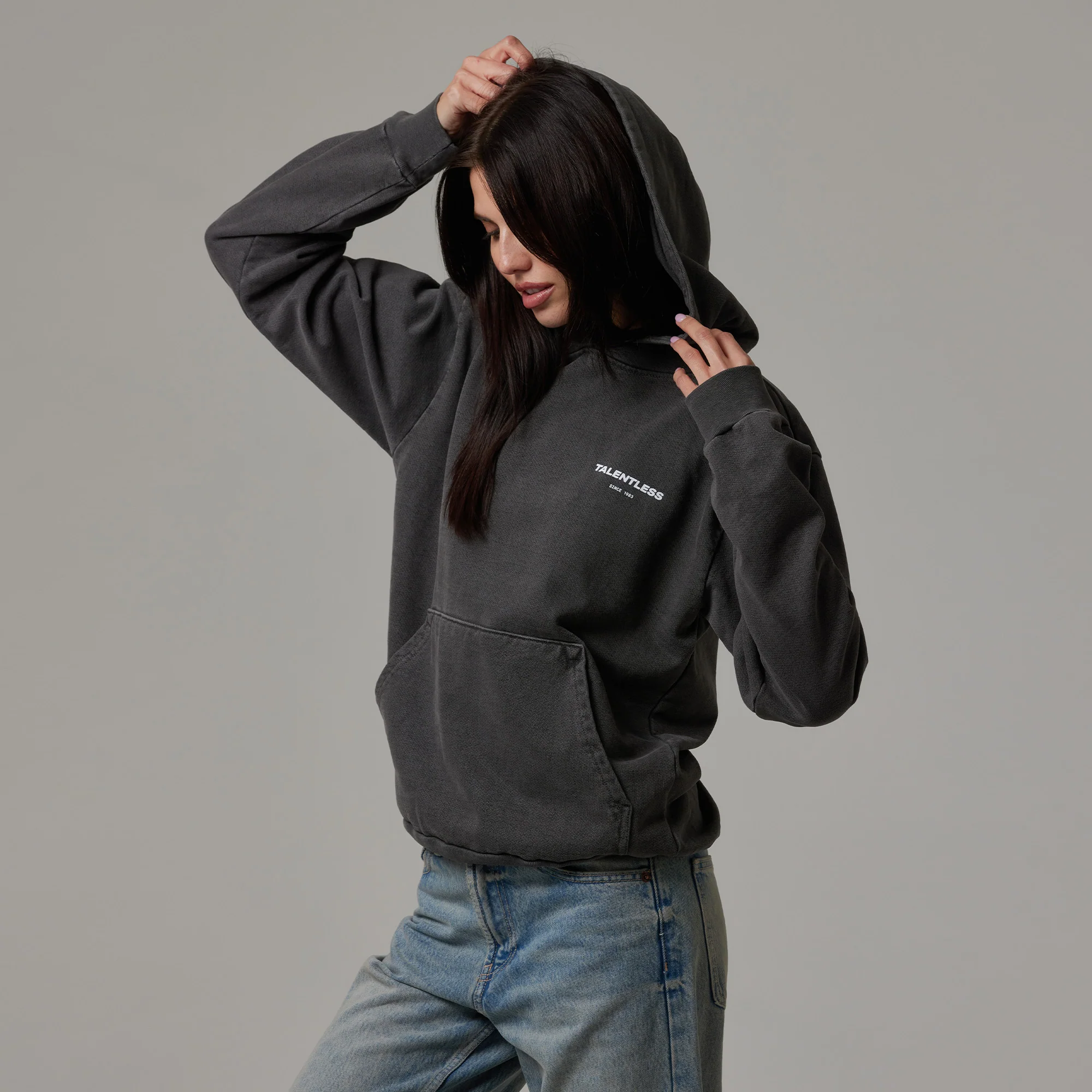 WOMENS CIRCLE LOGO HOODIE - Image 3