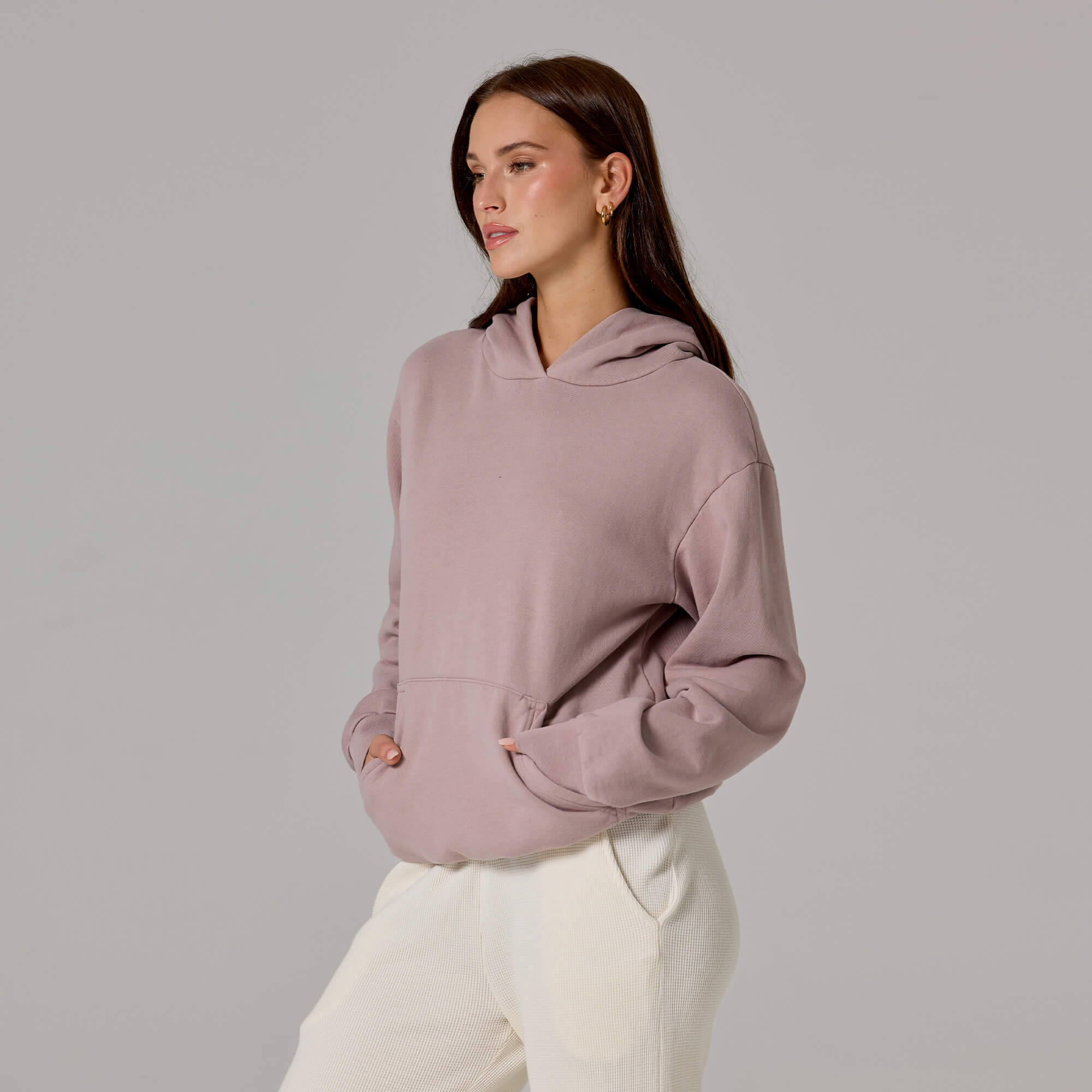 WOMENS SIMPLE LIGHTWEIGHT HOODIE - Image 2