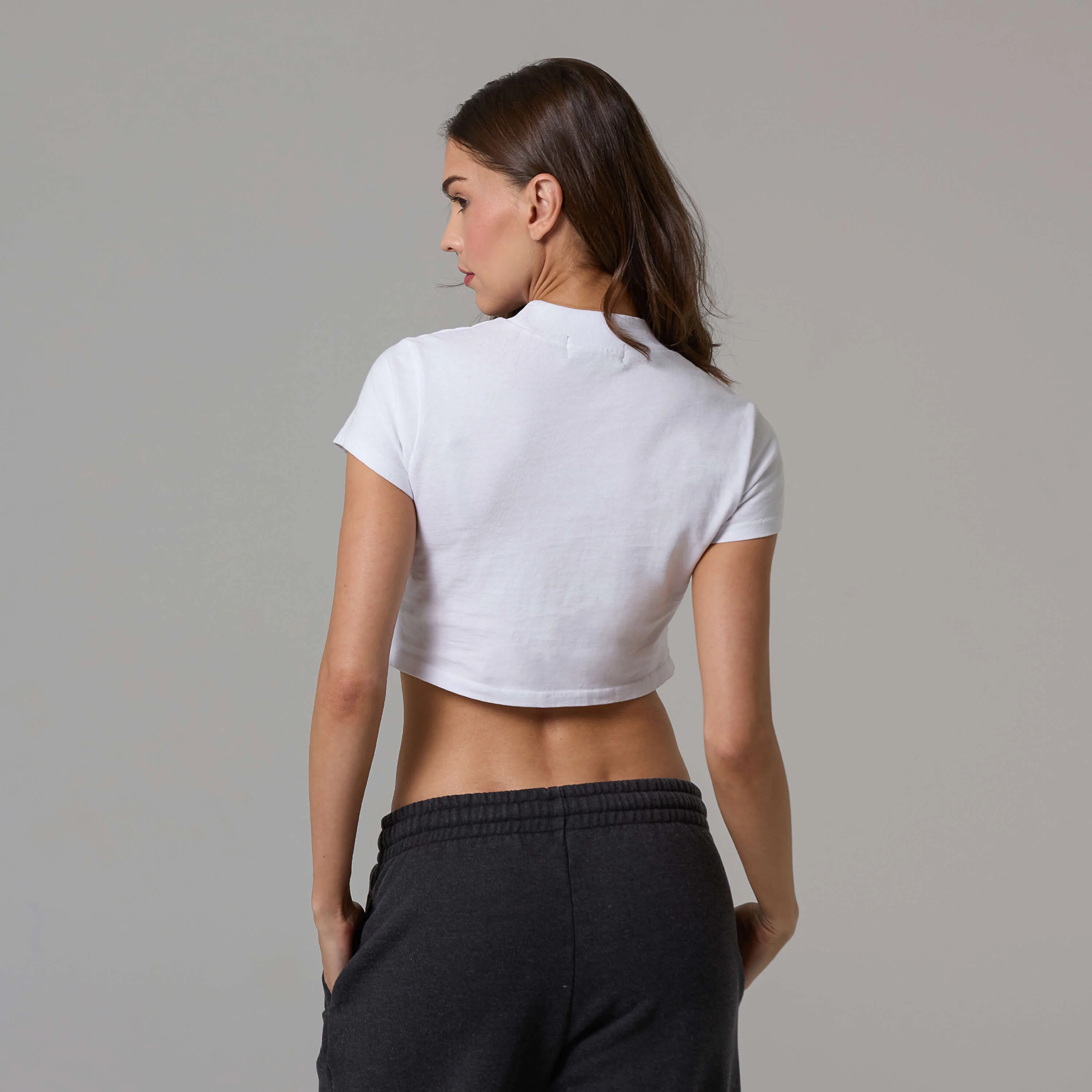 WOMENS MOCK NECK BABY TEE - Image 13