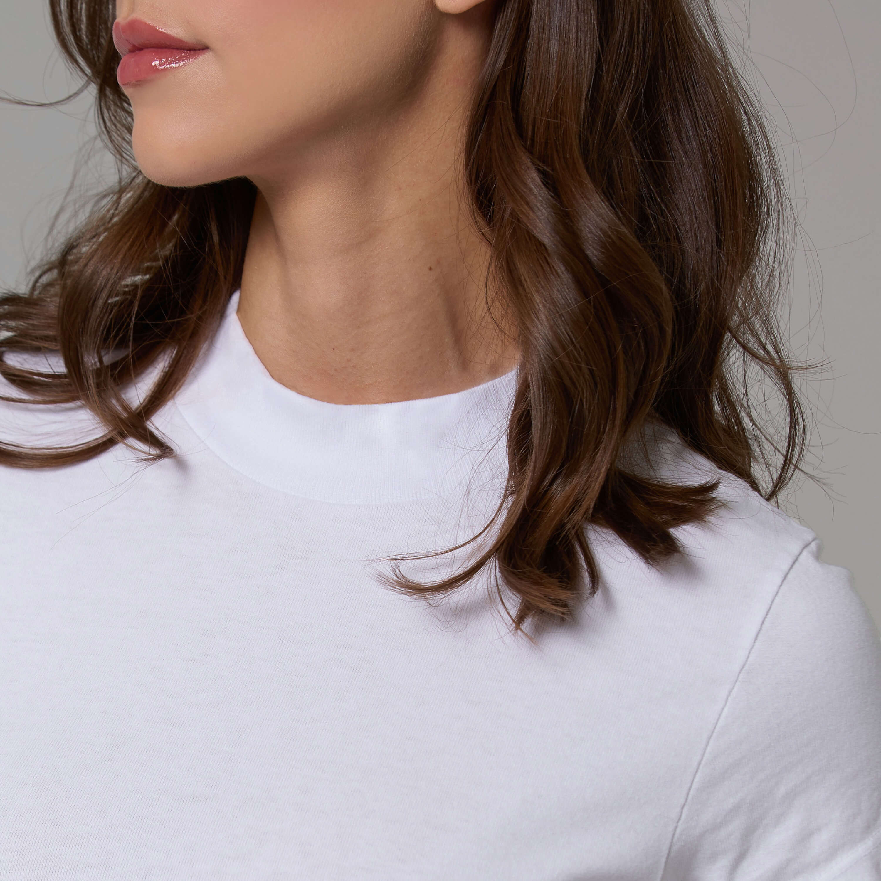 WOMENS MOCK NECK BABY TEE - Image 14