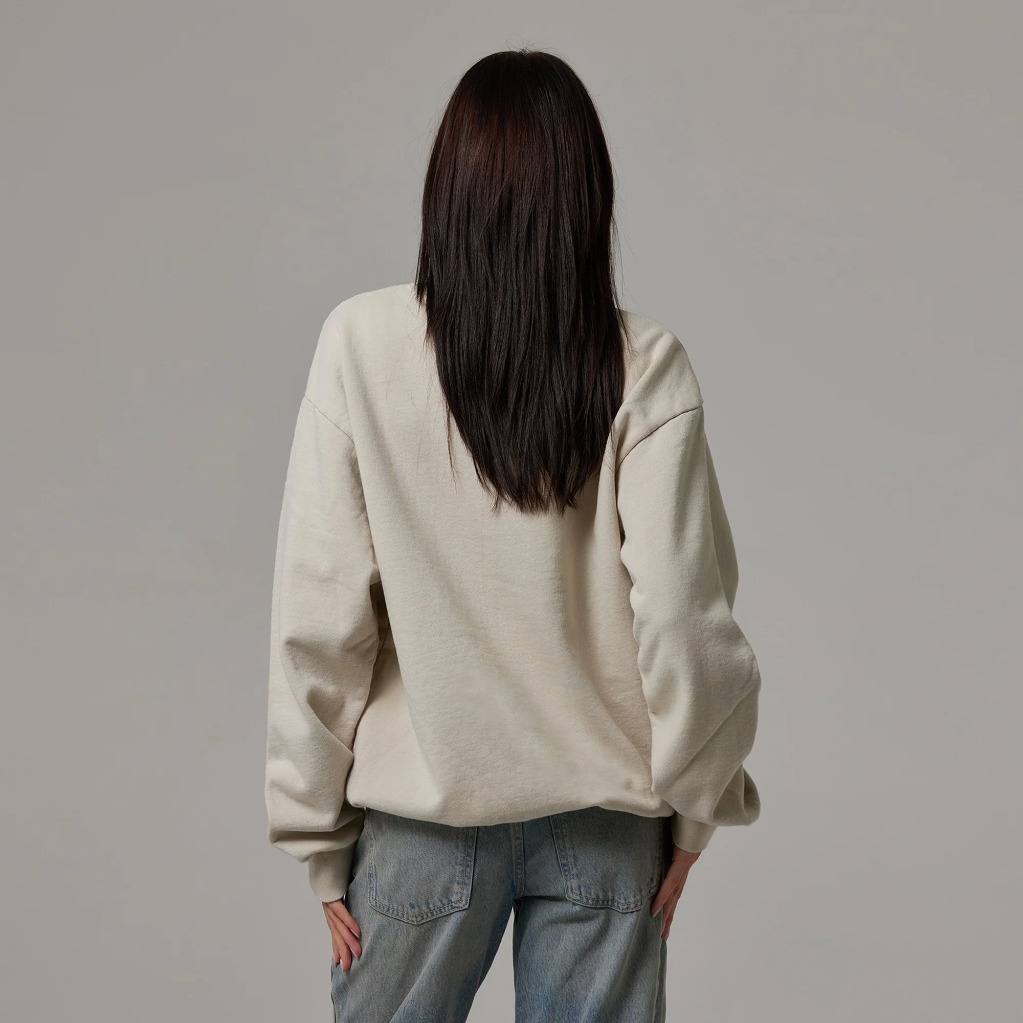 WOMENS OVERSIZED HEAVYWEIGHT CREWNECK - Image 5