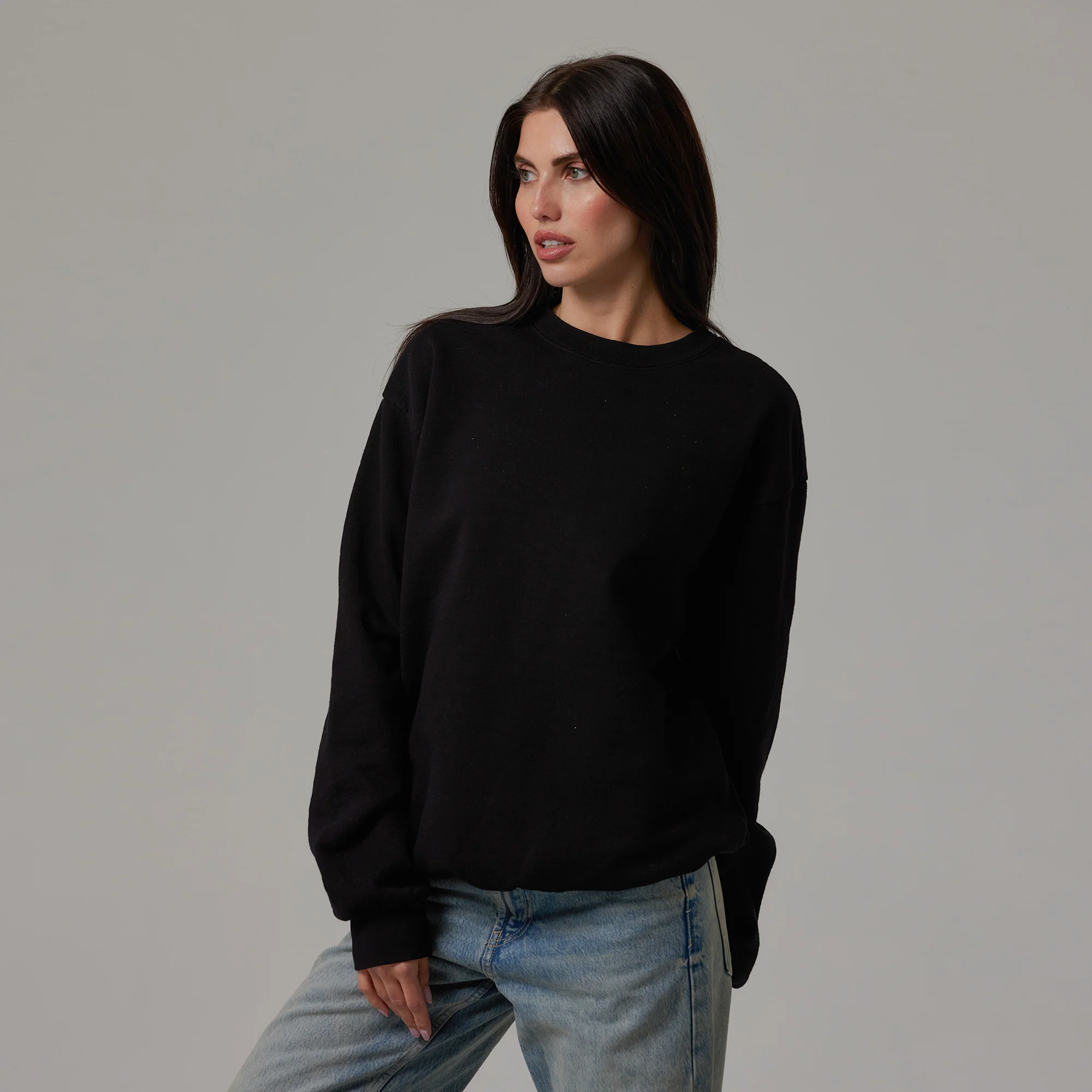 WOMENS OVERSIZED HEAVYWEIGHT CREWNECK - Image 7