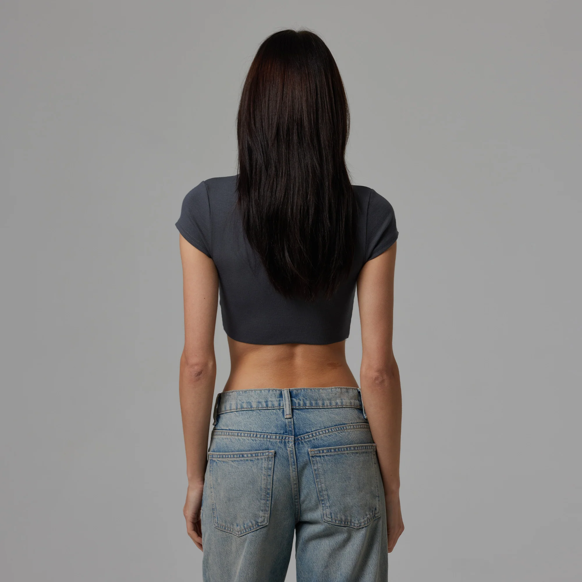 WOMENS RAW HEM CROP BABY TEE - Image 18