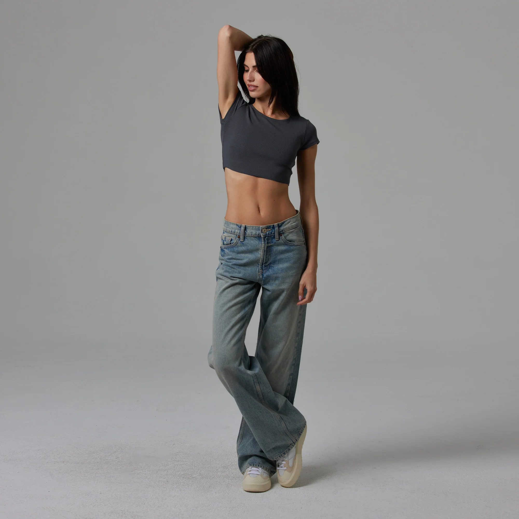 WOMENS RAW HEM CROP BABY TEE - Image 19