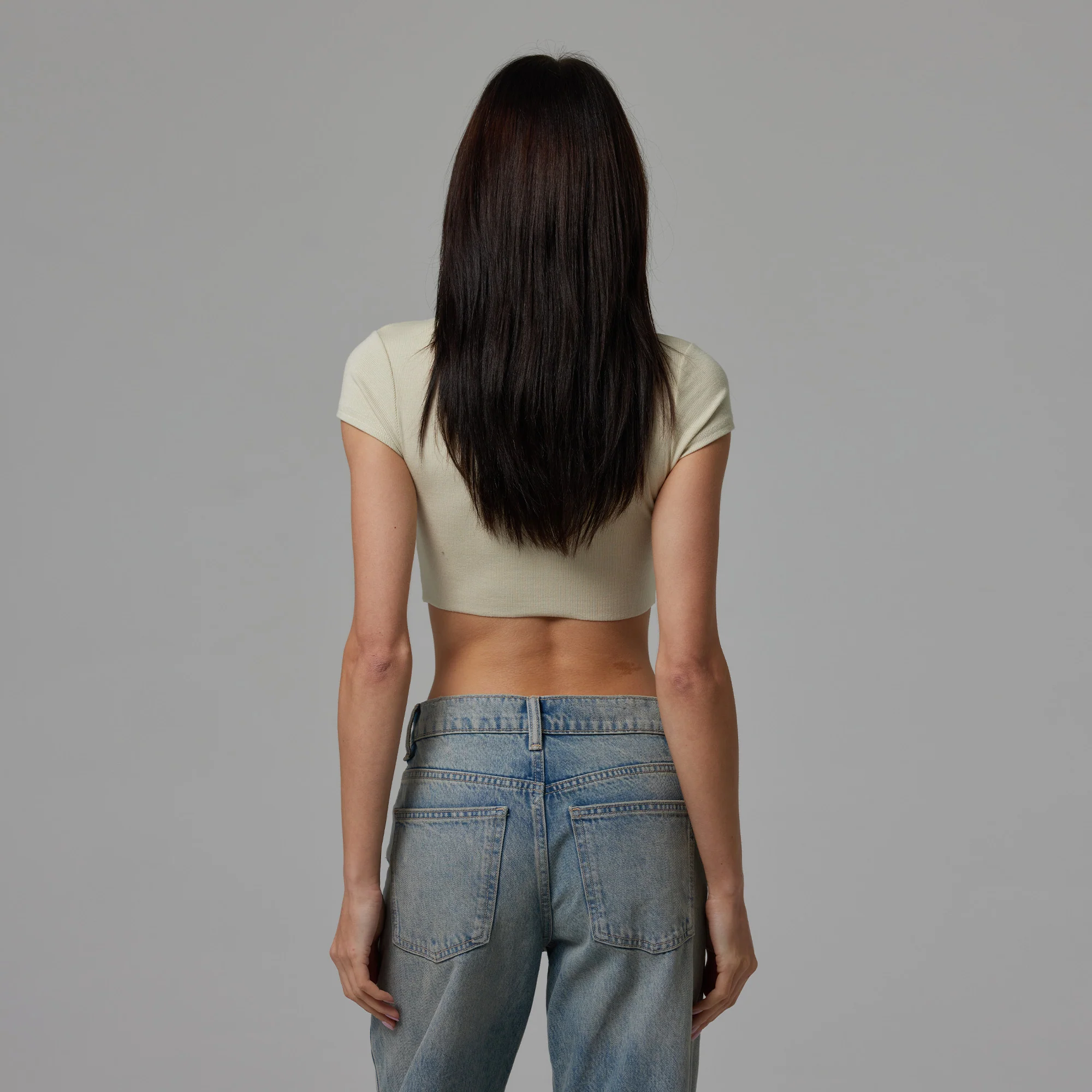 WOMENS RAW HEM CROP BABY TEE - Image 23
