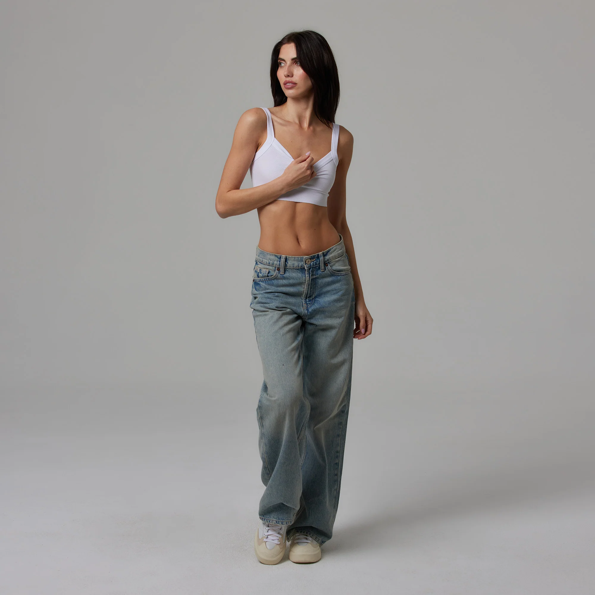 WOMENS RAW HEM RIB CROP TANK - Image 12