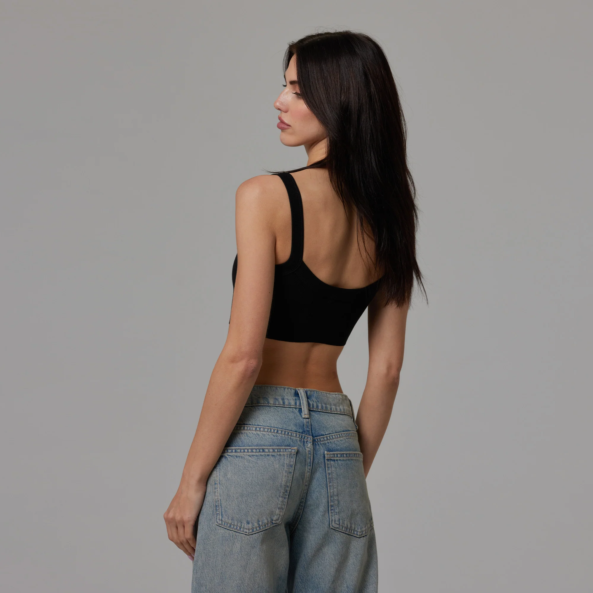 WOMENS RAW HEM RIB CROP TANK - Image 18