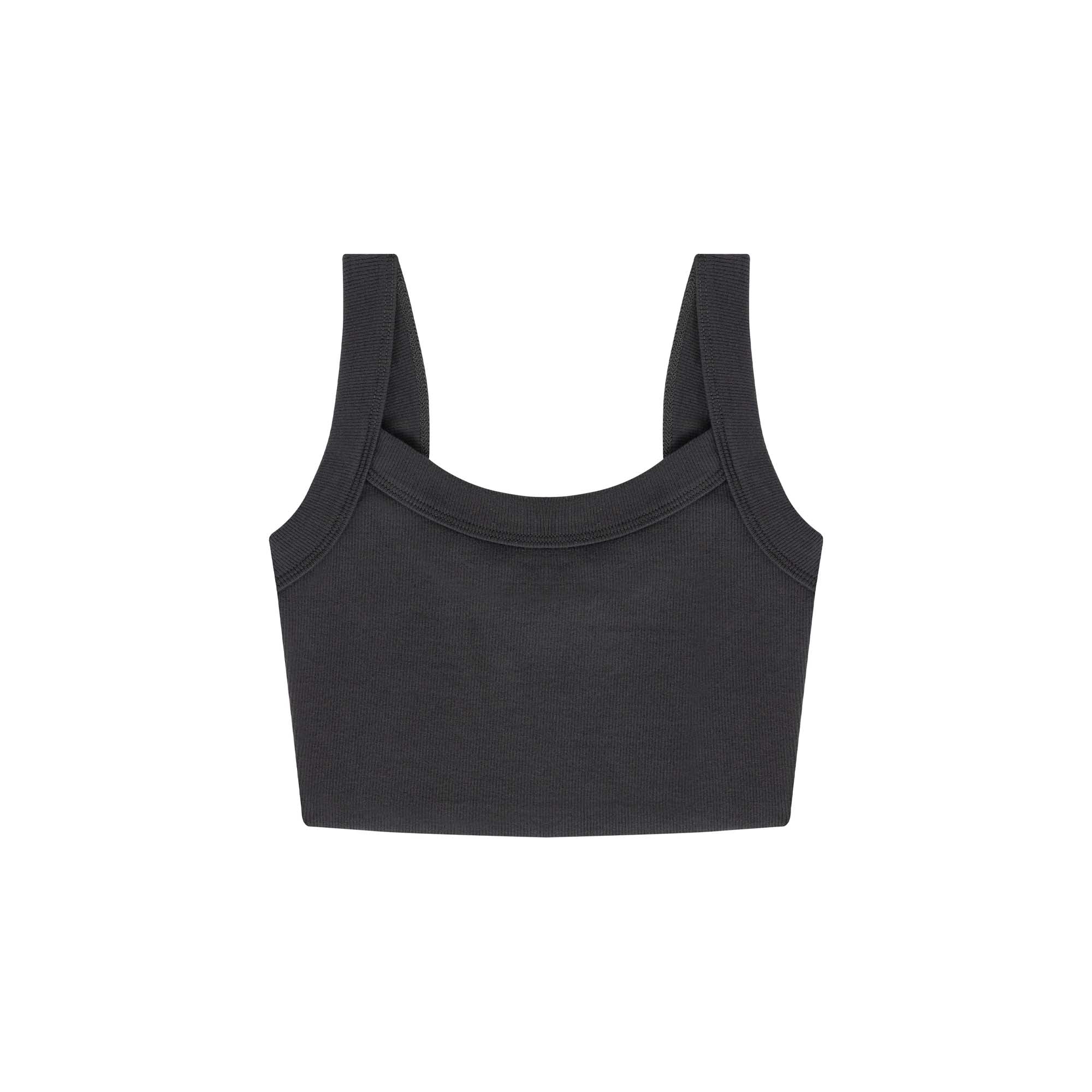 WOMENS RAW HEM RIB CROP TANK - Image 20