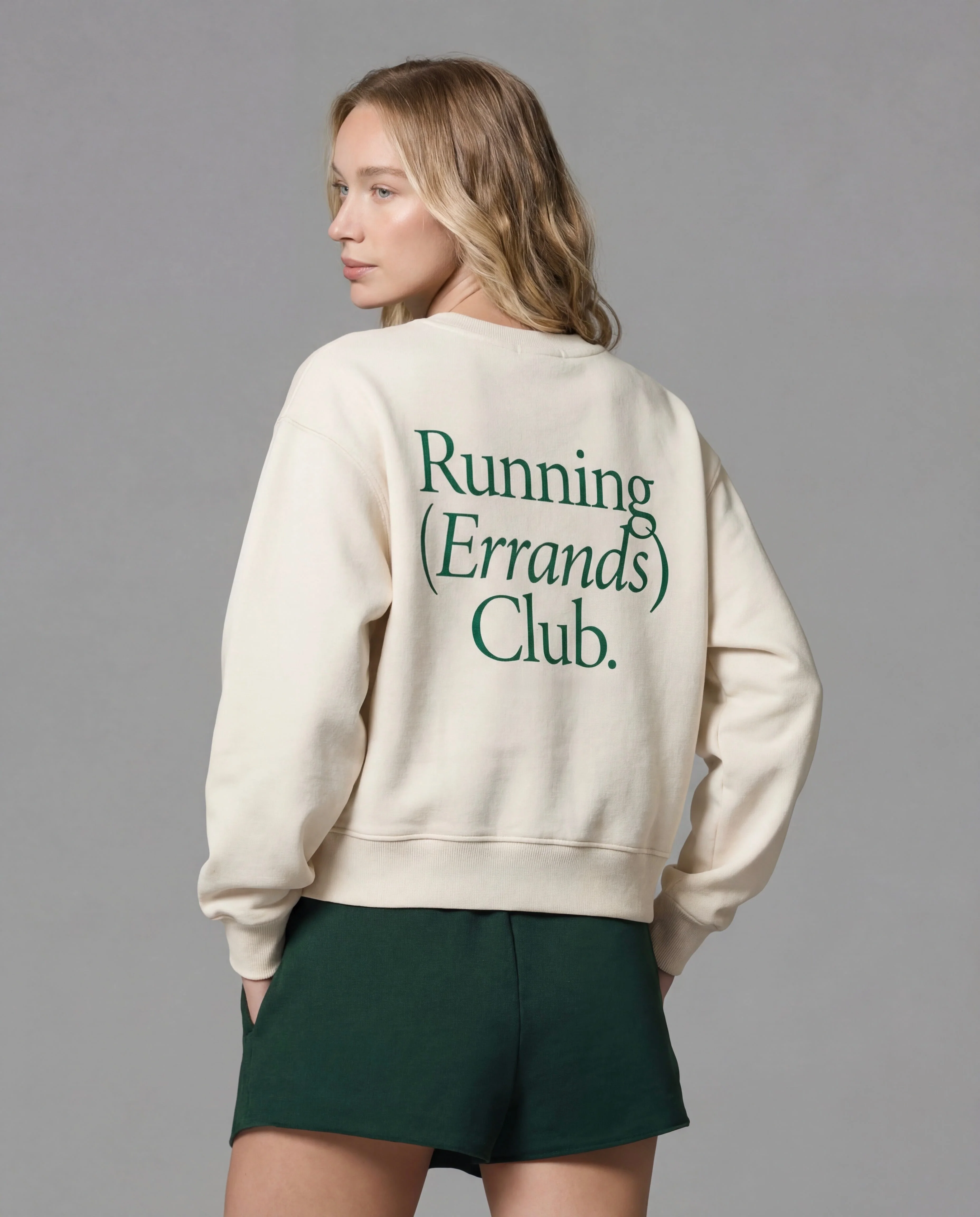 WOMENS RUNNING CLUB CREWNECK - Image 5