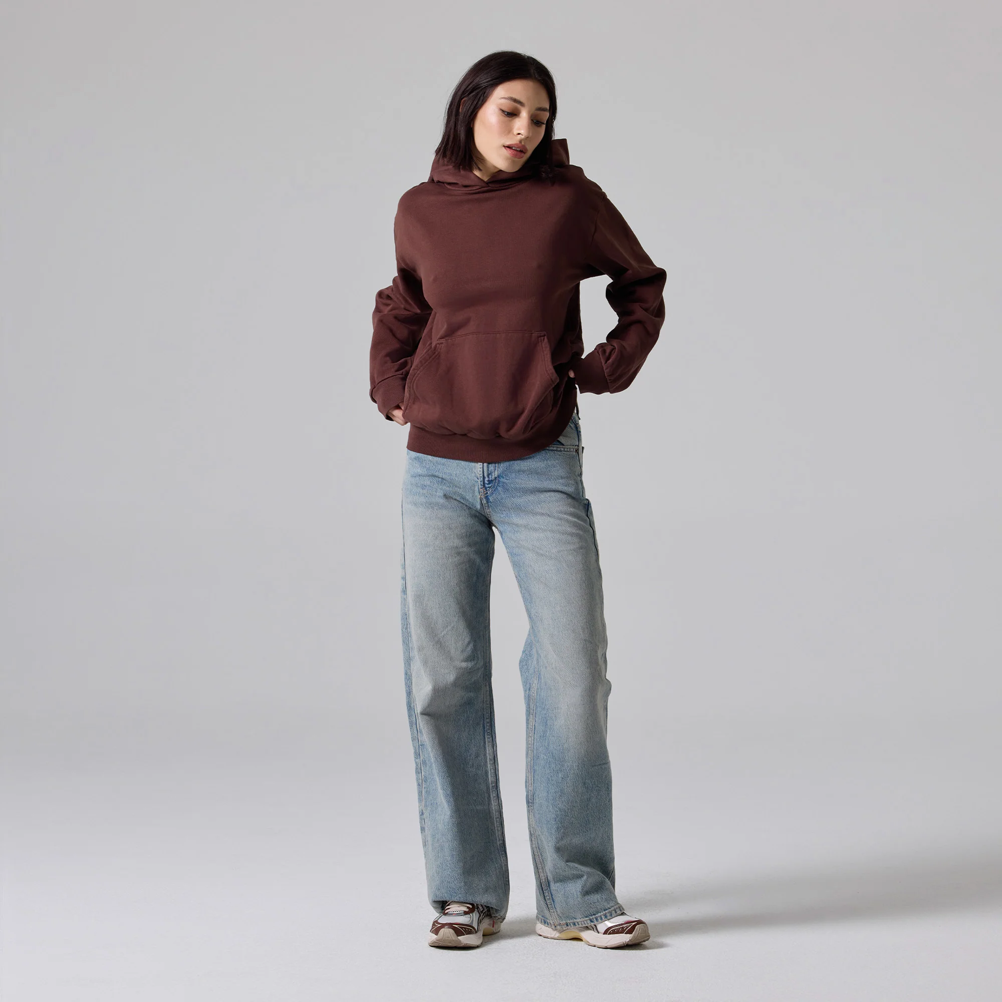 WOMENS SIMPLE LIGHTWEIGHT HOODIE - Image 3