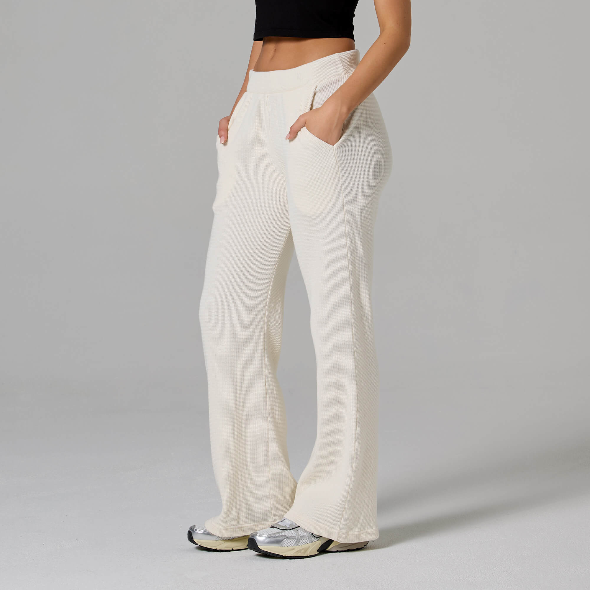 WOMENS WAFFLE LOUNGE PANT - Image 2