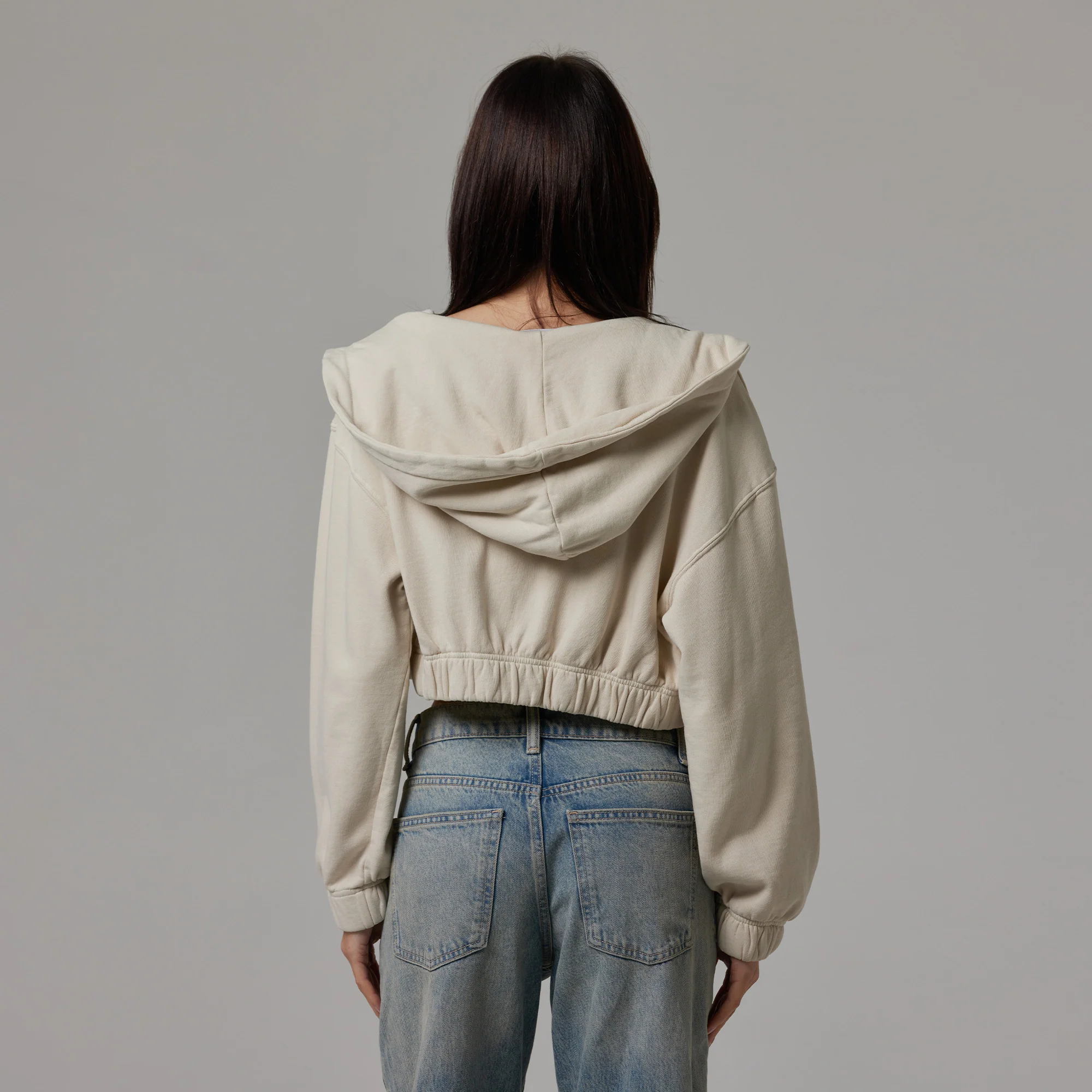 WOMENS ZIP CROP JACKET - Image 10