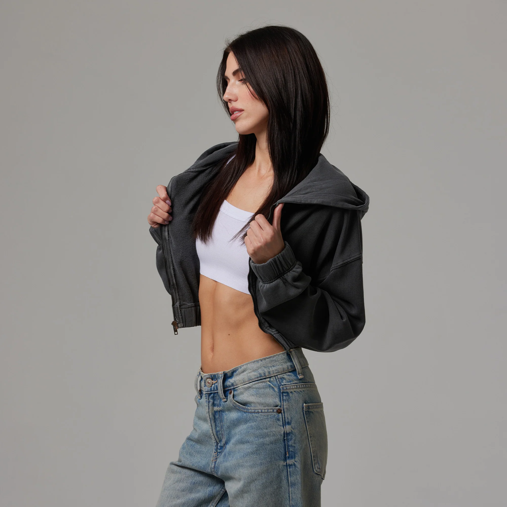 WOMENS ZIP CROP JACKET - Image 16